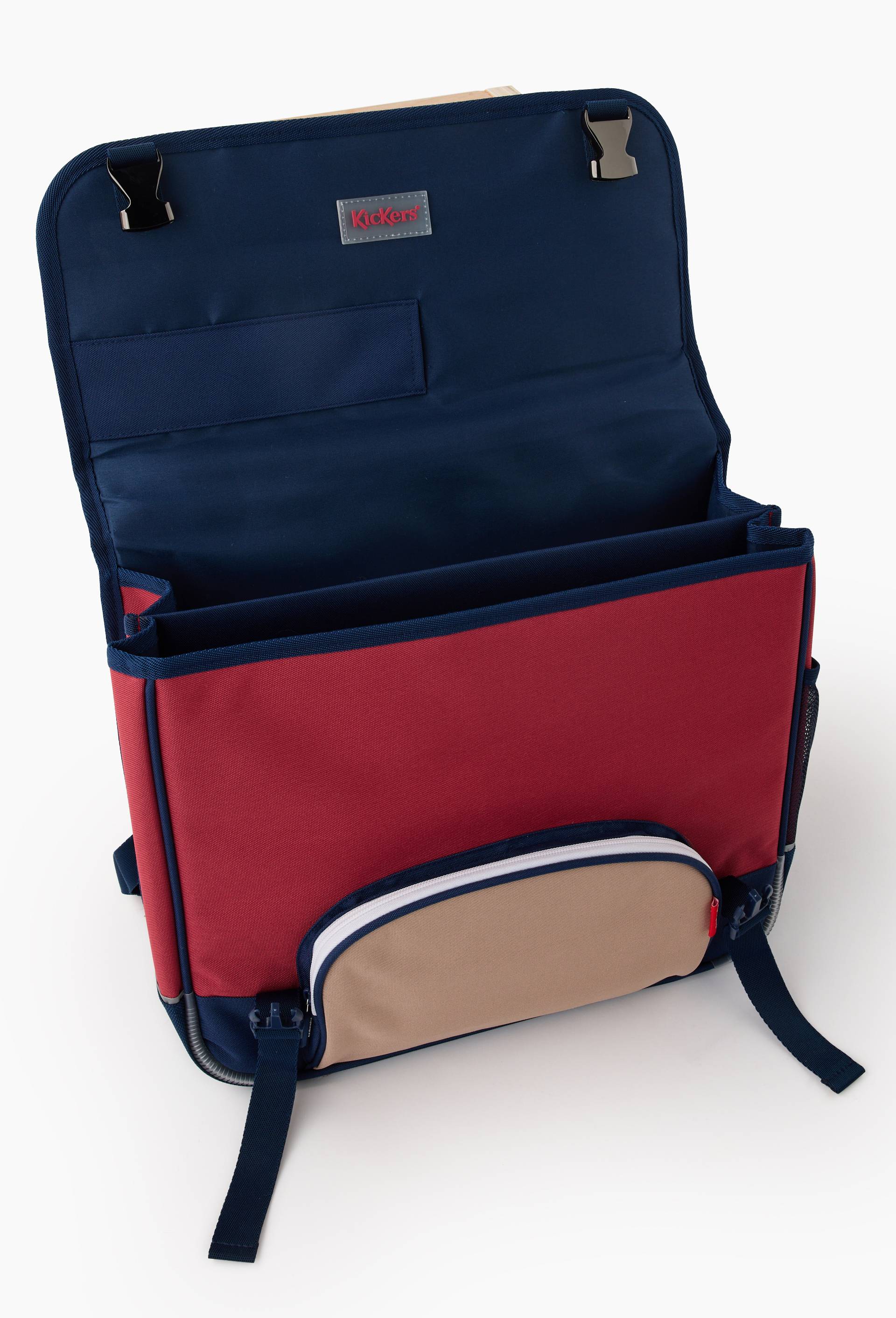 Cartable colorblock, 38cm, Multicolore, large image number 1