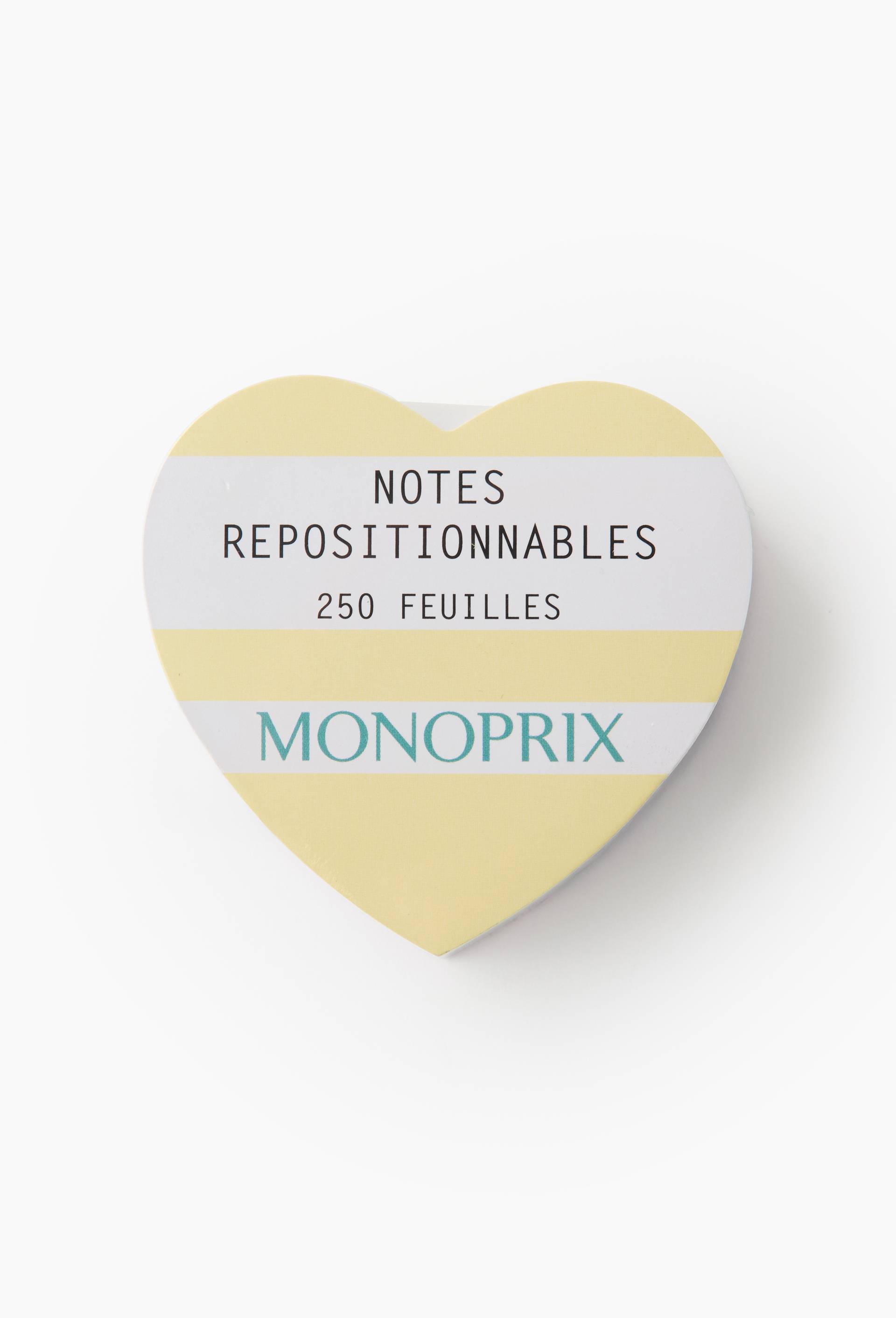Coeur notes repositionnables - 67x67mm - 250 feuilles - 5 coloris pastels, , large image number 1