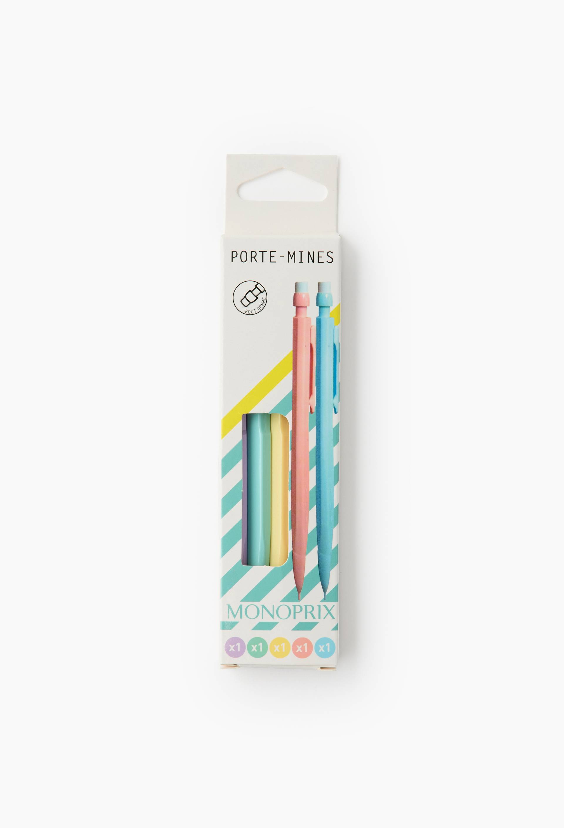 LOT DE 5 PORTES MINES PASTEL, , large image number 1