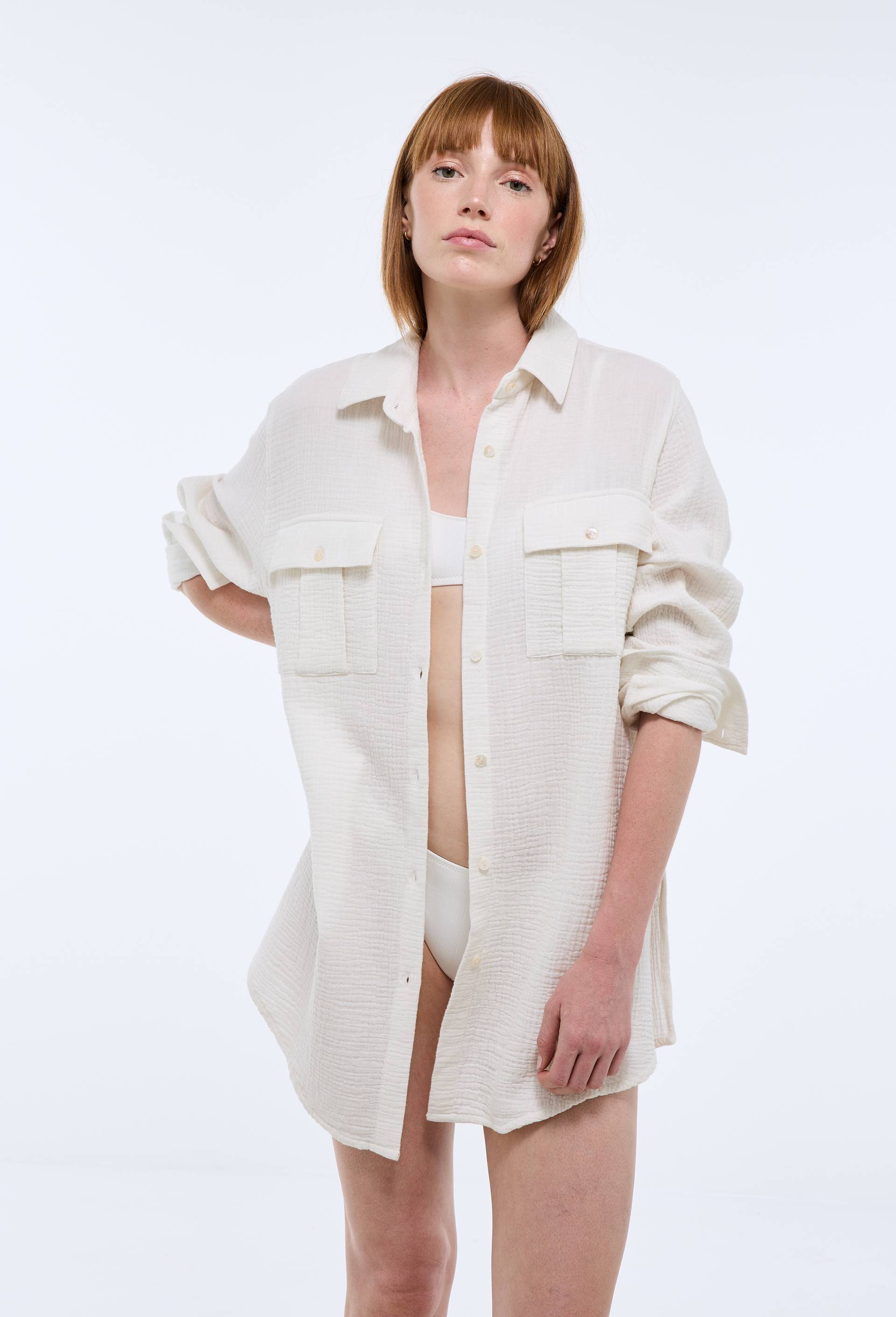 Chemise en coton BIO GOTS - MONOPRIX - Modalova