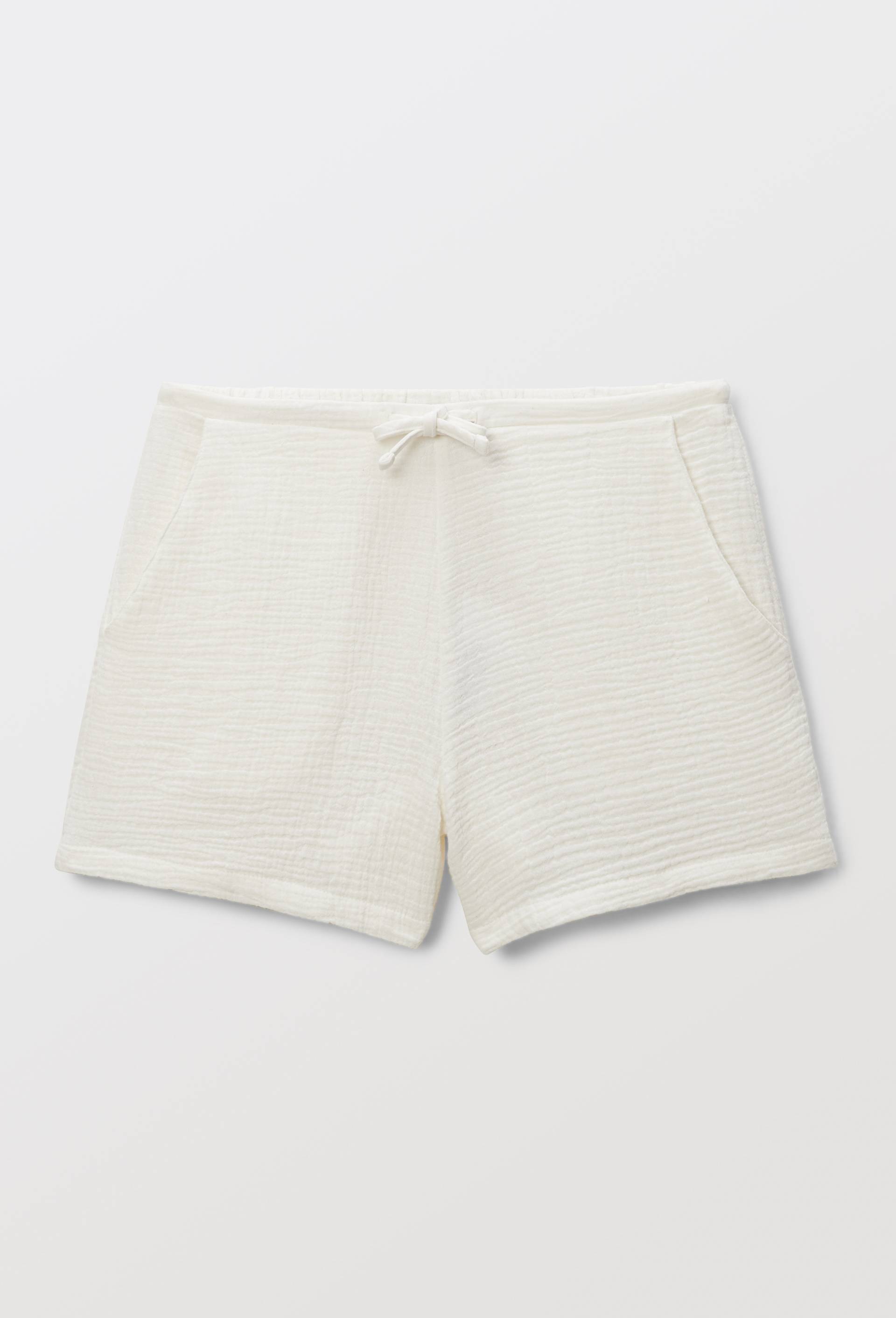 Short en coton BIO GOTS, Ecru, large image number 3