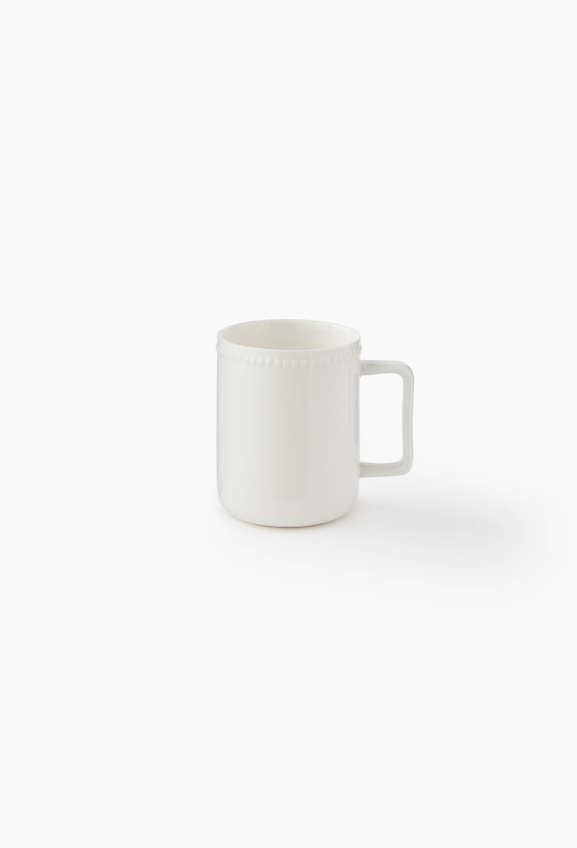 Mug finition perl&eacute;e, 32cl, Ecru, large image number 0