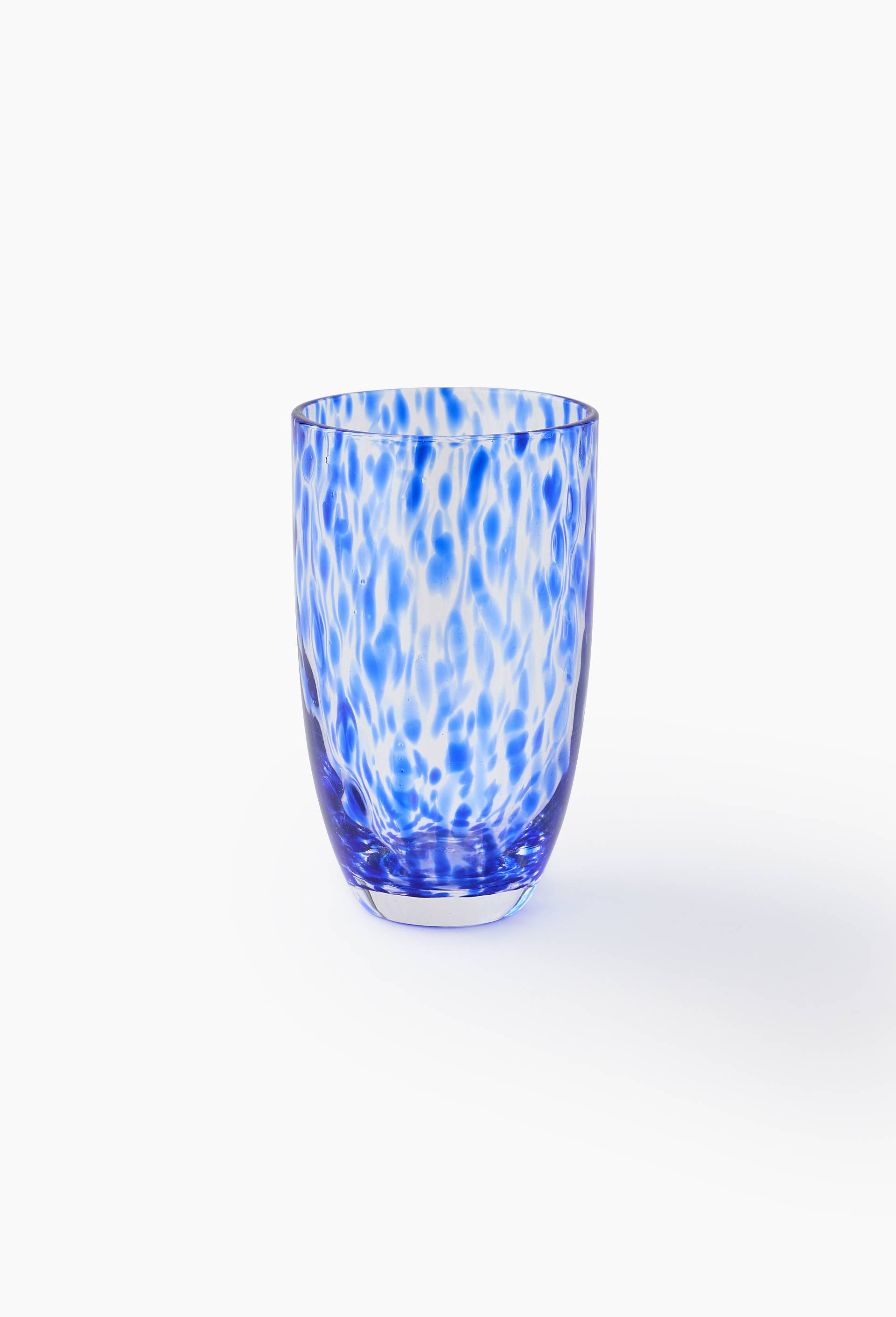 Gobelet finition tachet&eacute;e, 55cl, Bleu, large image number 0