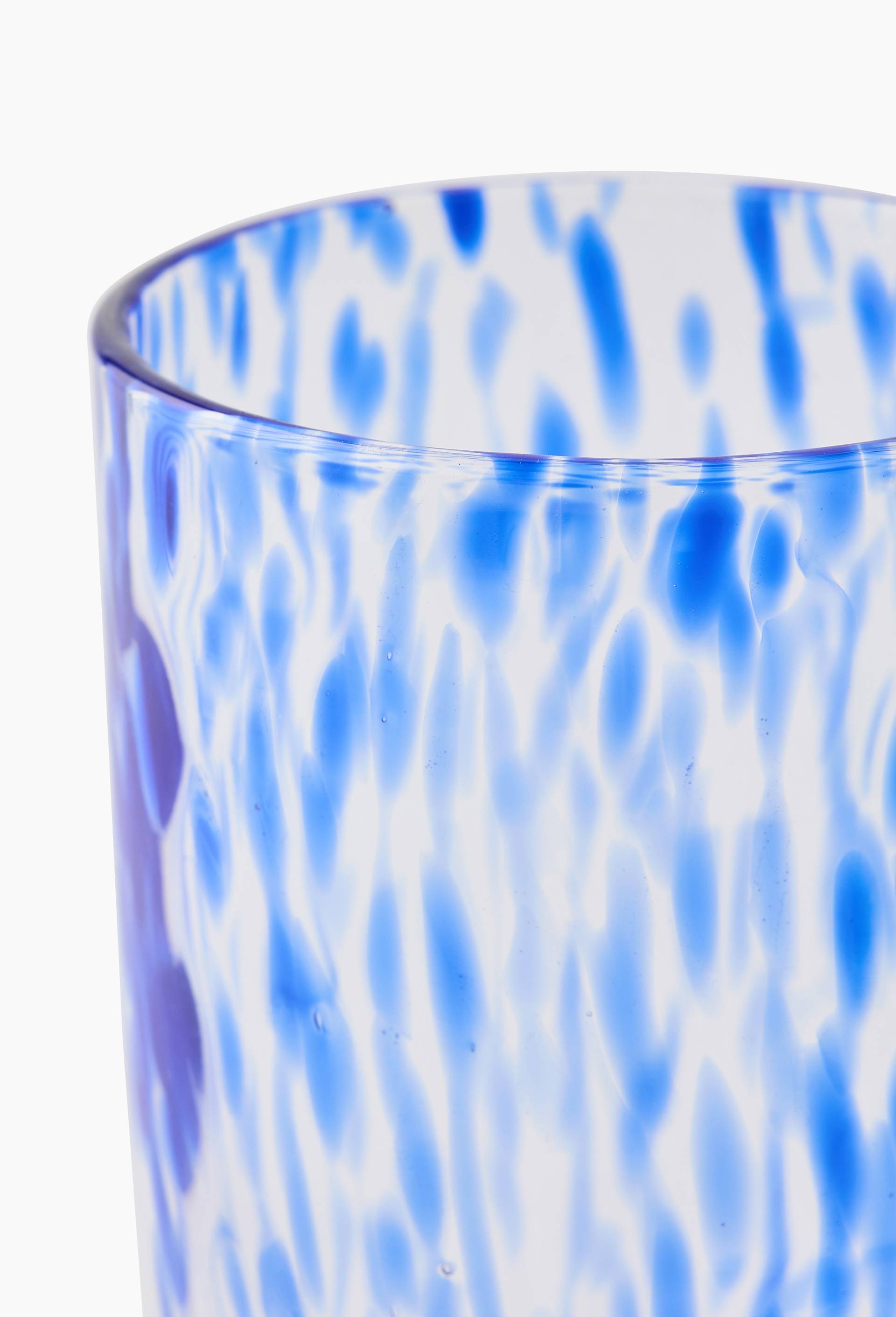 Gobelet finition tachet&eacute;e, 55cl, Bleu, large image number 1.0