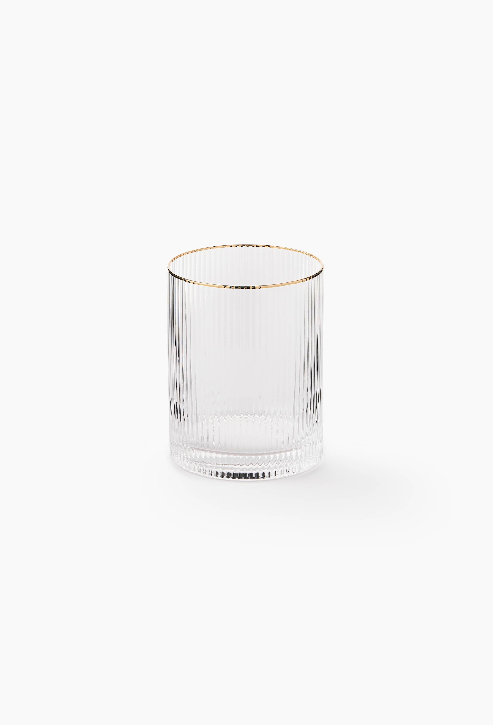 Gobelet finition stri&eacute;e, 27cl, Transparent, large image number 0.0