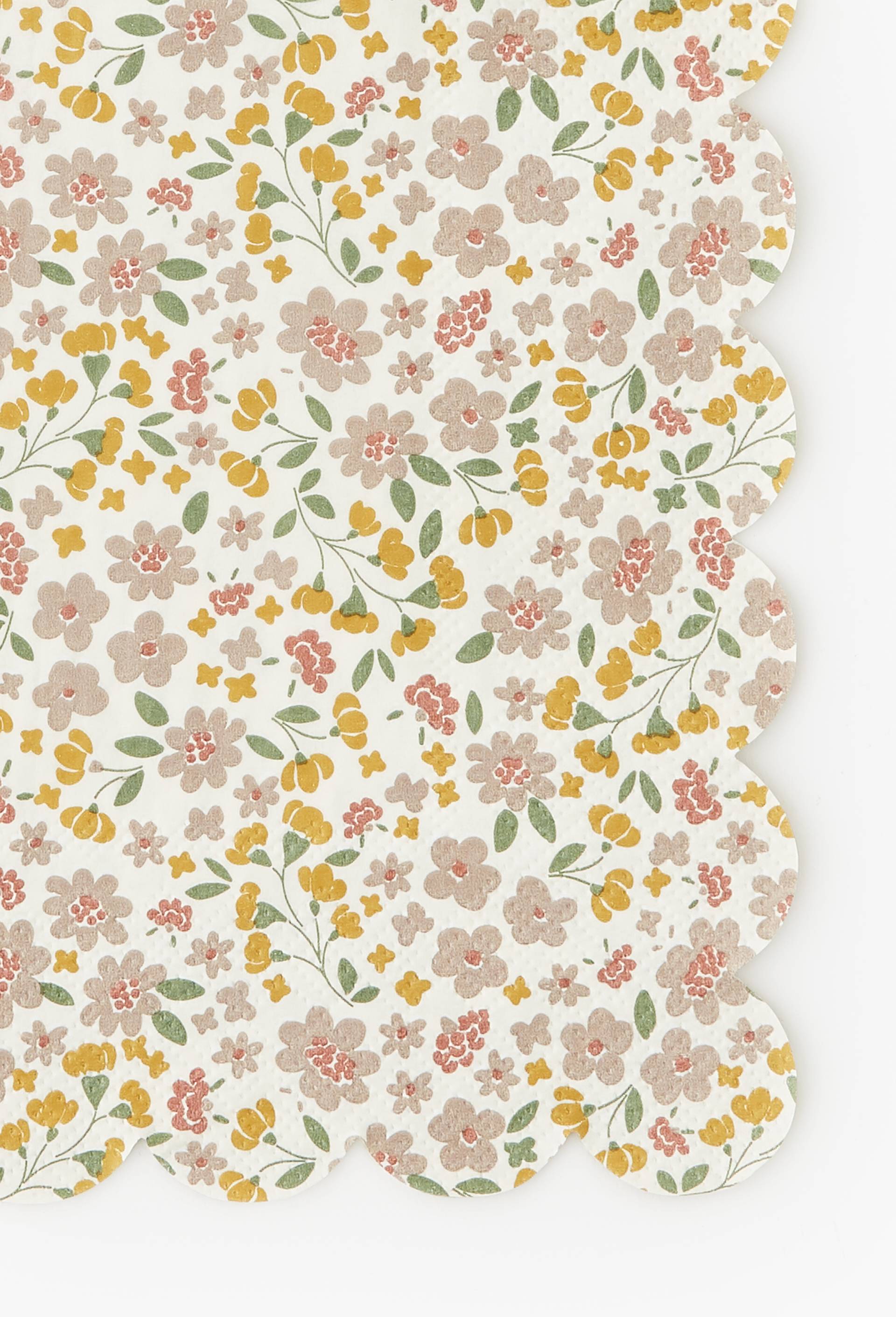 Lot de 20 serviettes en papier avec motif feuilles et animaux d'automne - Idéales pour le découpage et la technique des serviettes - 33 x 33 cm