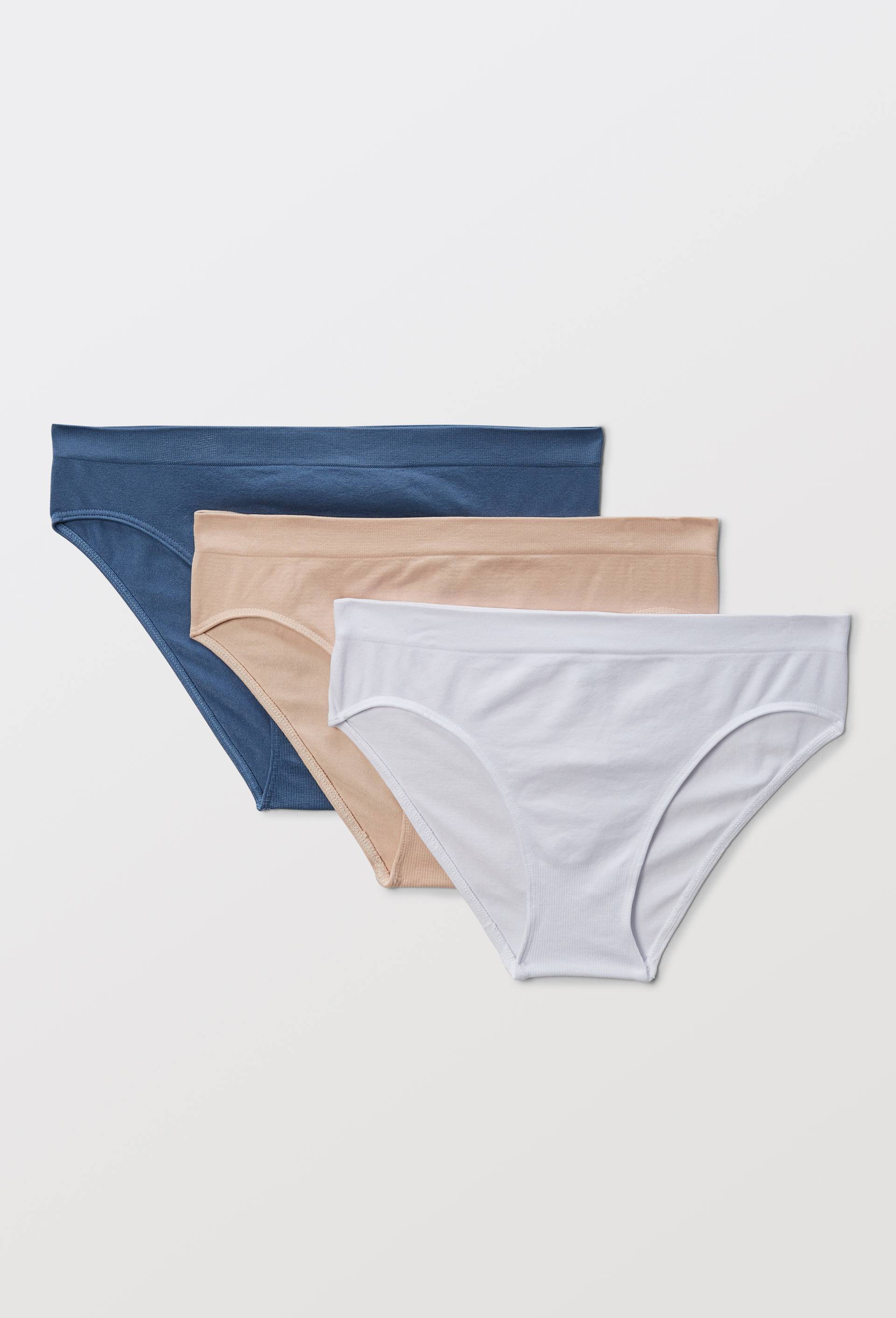 Lot de 3 culottes MIA sans coutures, Bleu, large image number 0.0