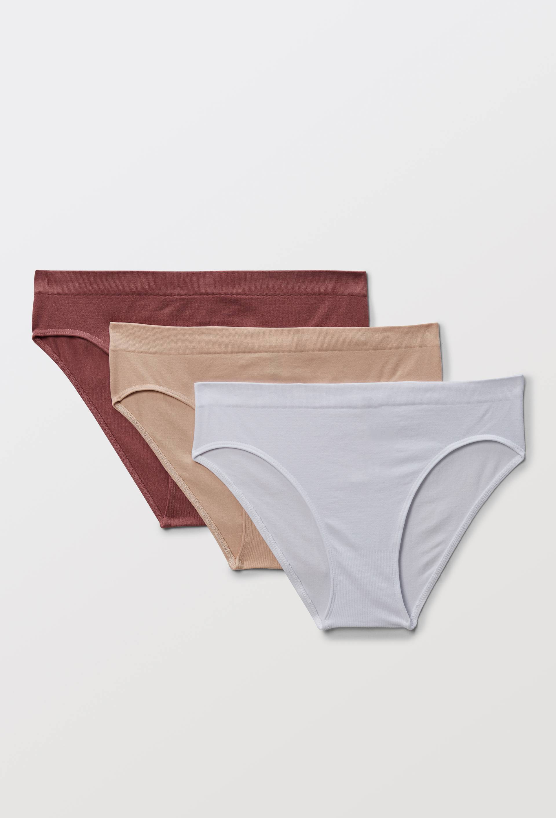 Lot de 3 culottes MIA sans coutures, Rose fonc&eacute;, swatch image