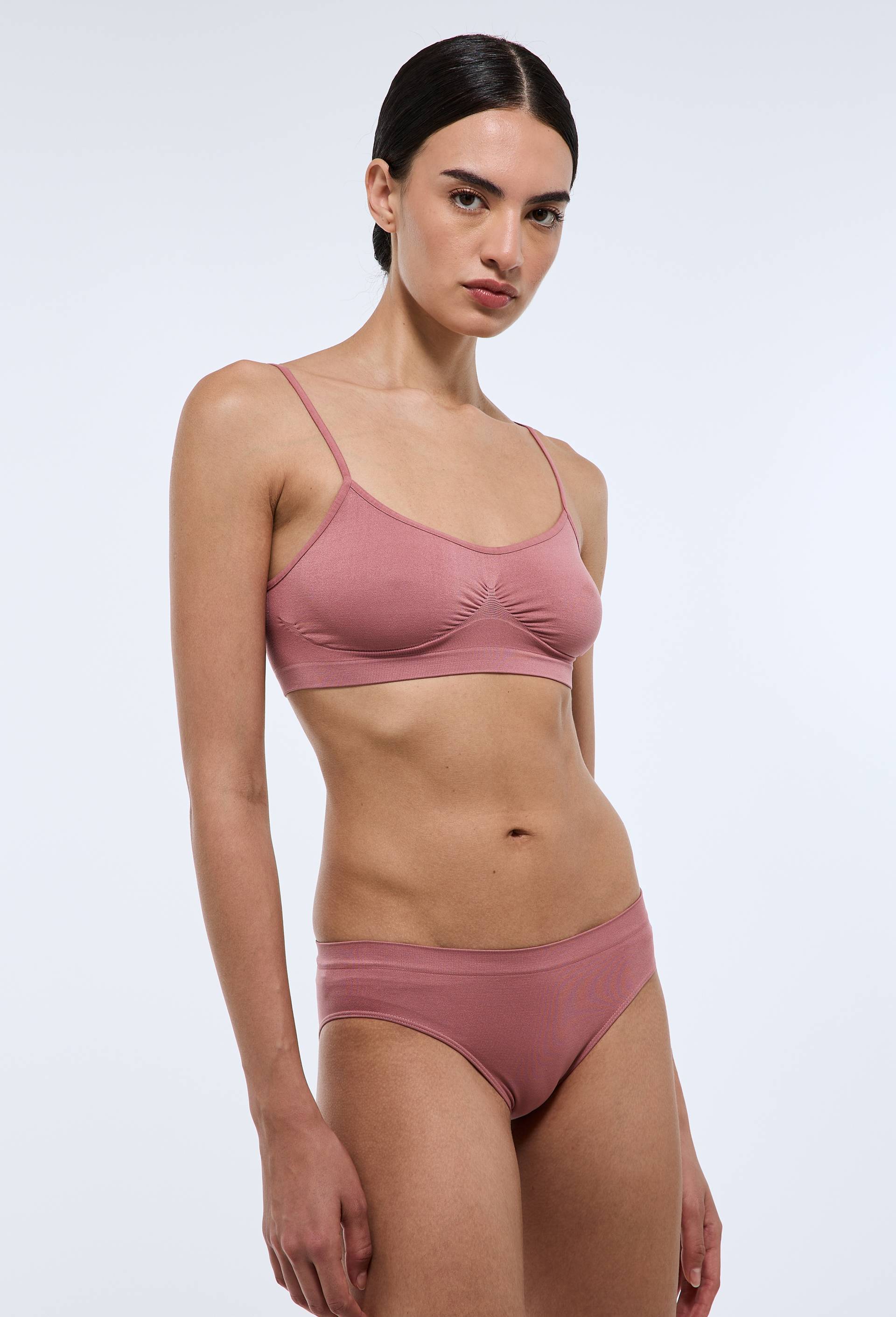 Lot de 3 culottes MIA sans coutures, Rose fonc&eacute;, large image number 1