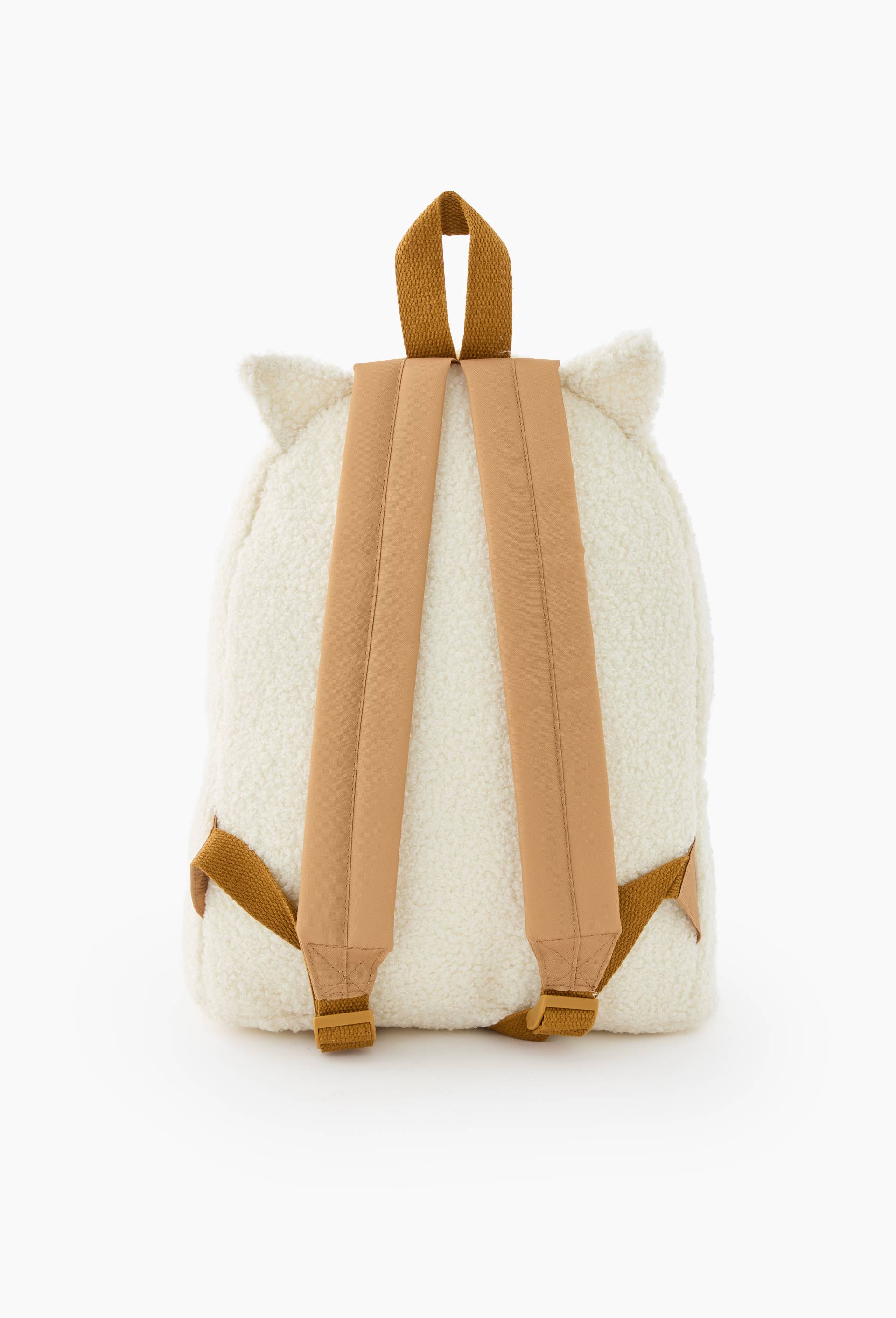 Sac &agrave; dos Chat sherpa, Ecru, large image number 1