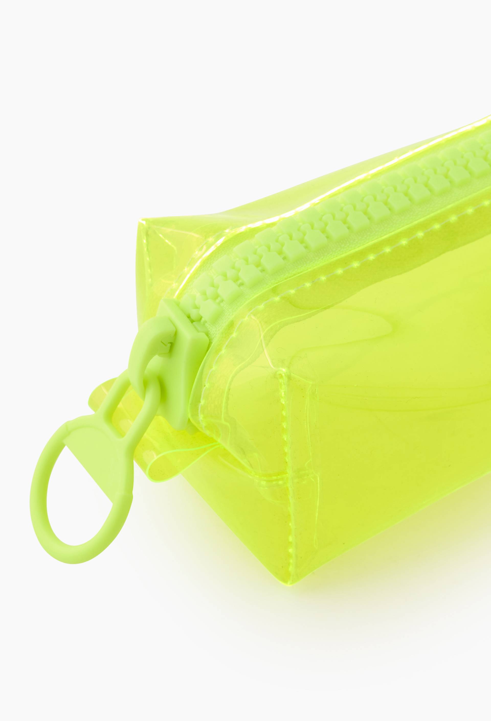 Trousse fluo &agrave; grand zip, Jaune, large image number 1.0