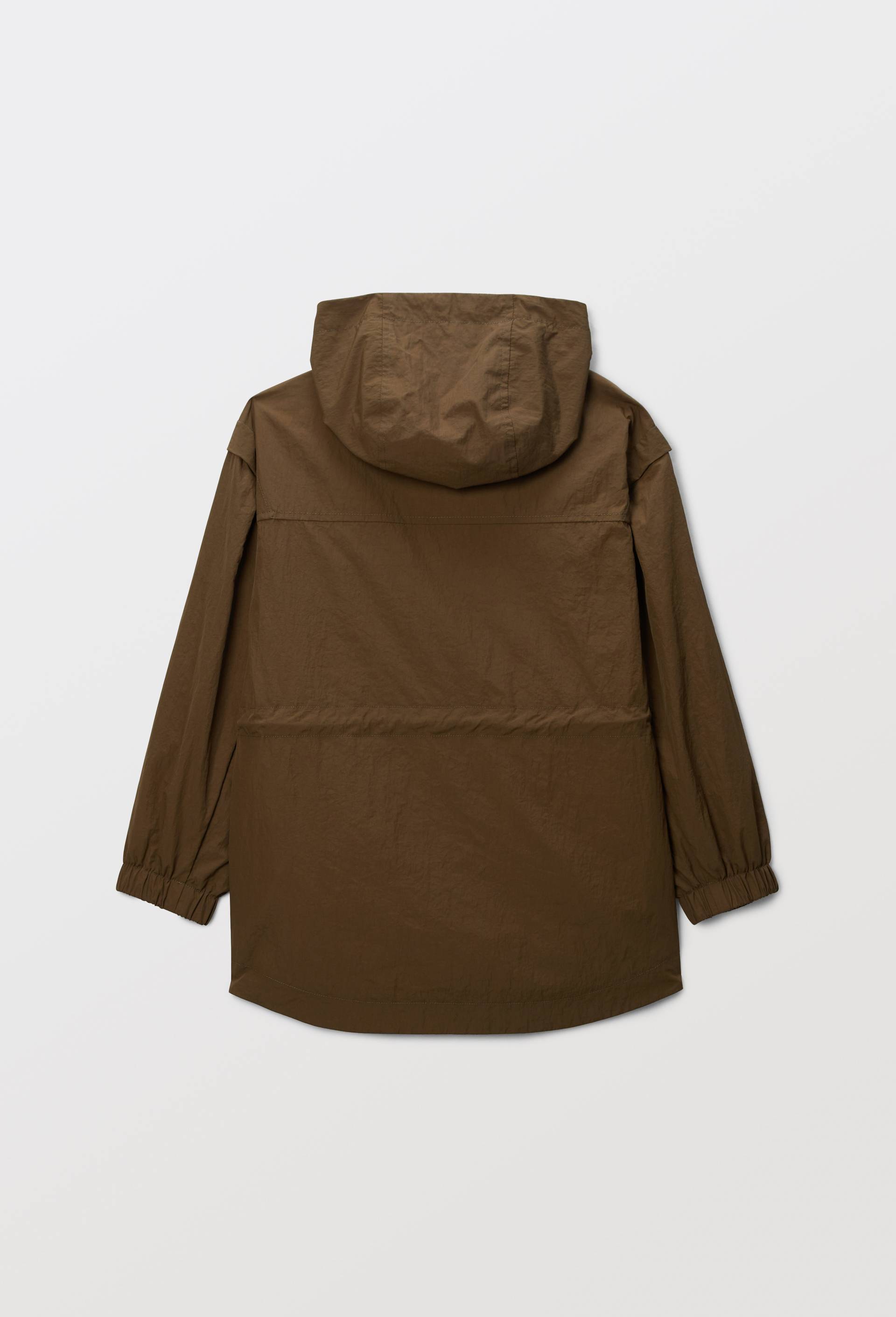 Veste longue coupe-vent, Vert fonc&eacute;, large image number 4.0