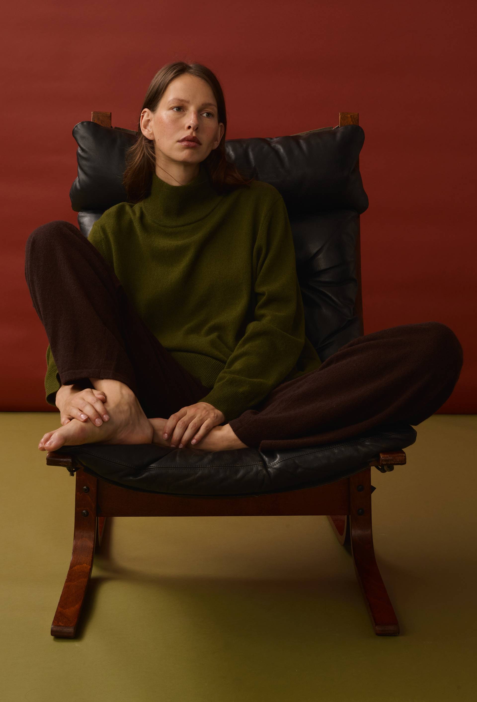Pull col montant uni en cachemire - MONOPRIX PREMIUM - Modalova
