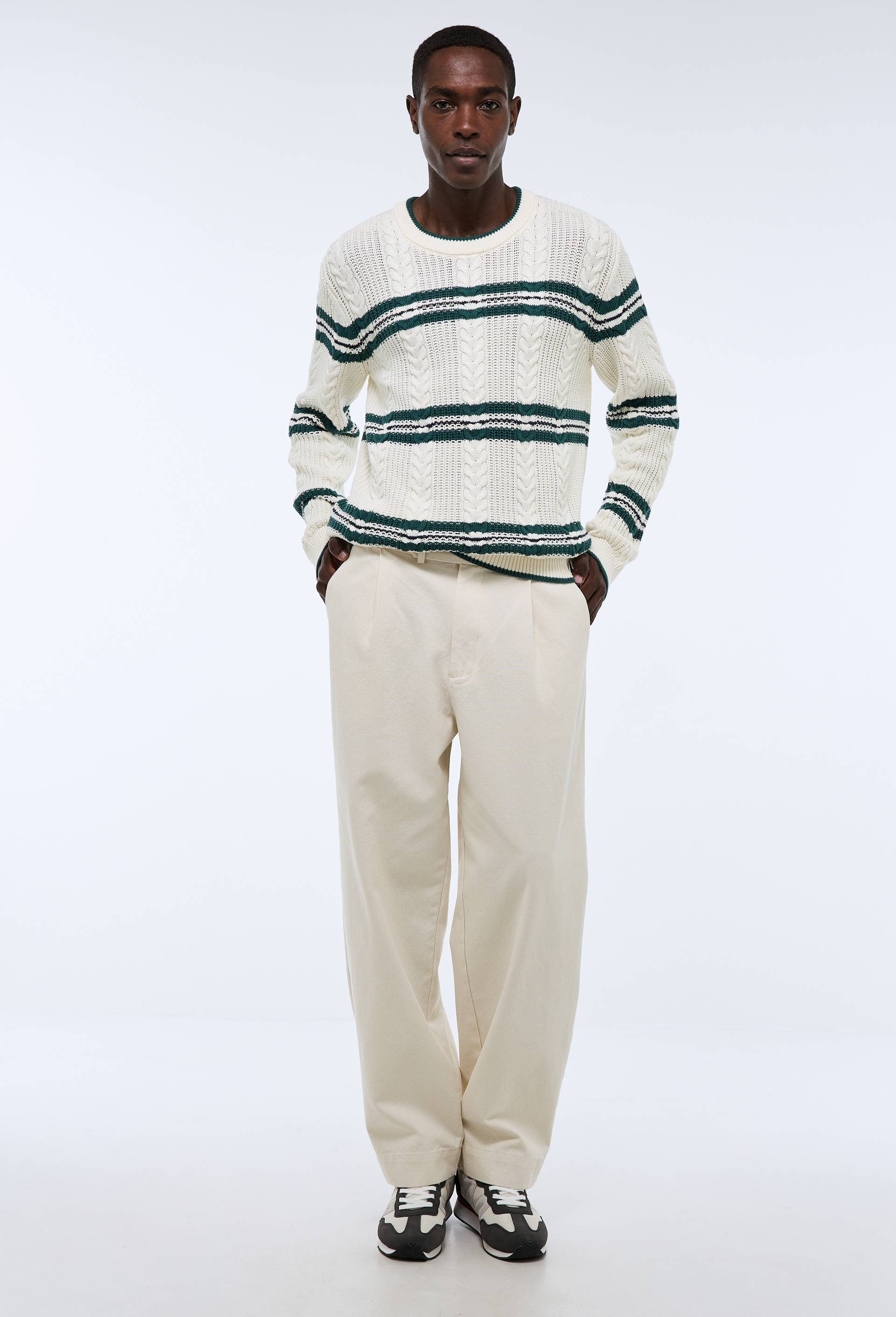 Pantalon en coton - MONOPRIX - Modalova