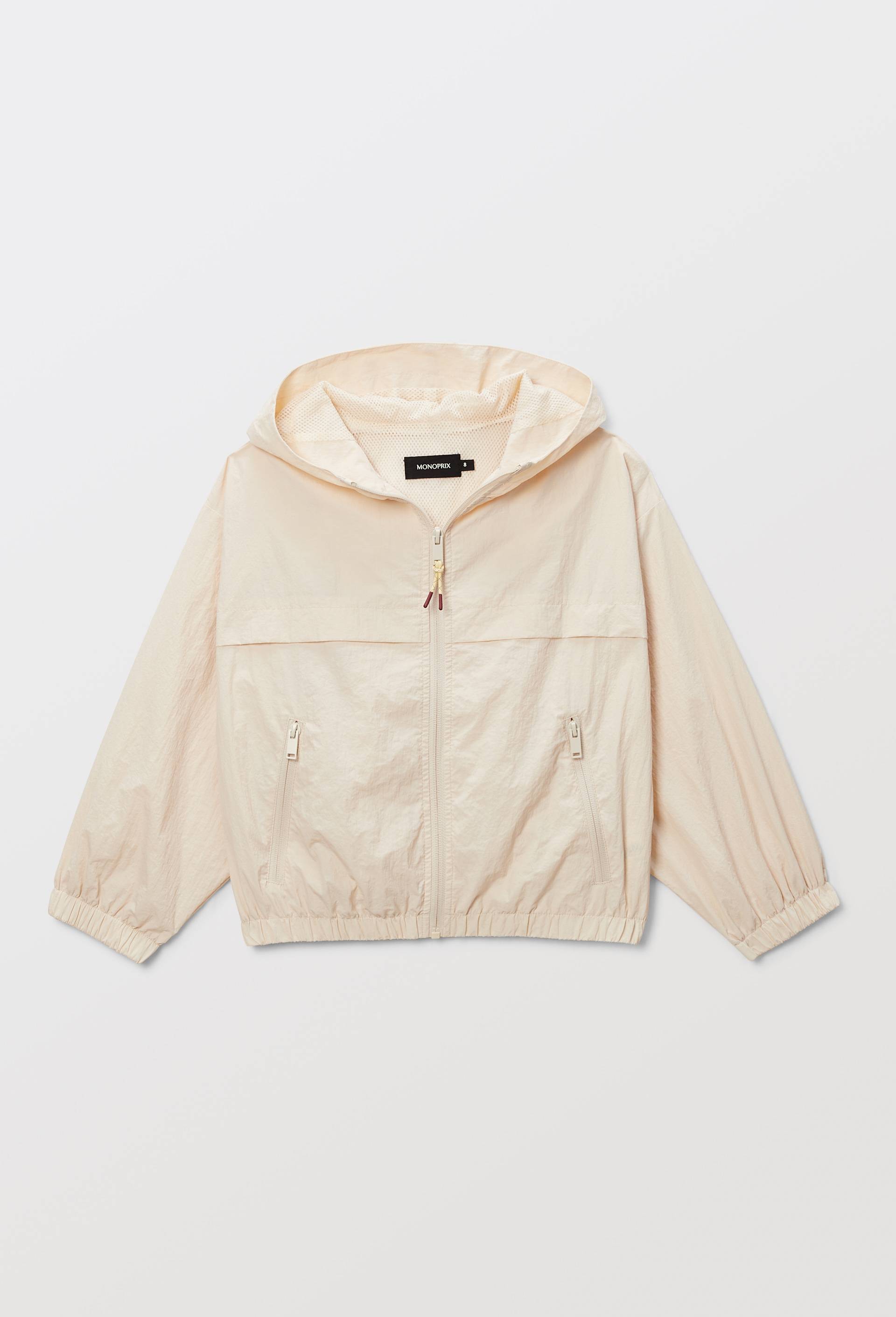 Veste coupe-vent, Ecru, large image number 2.0