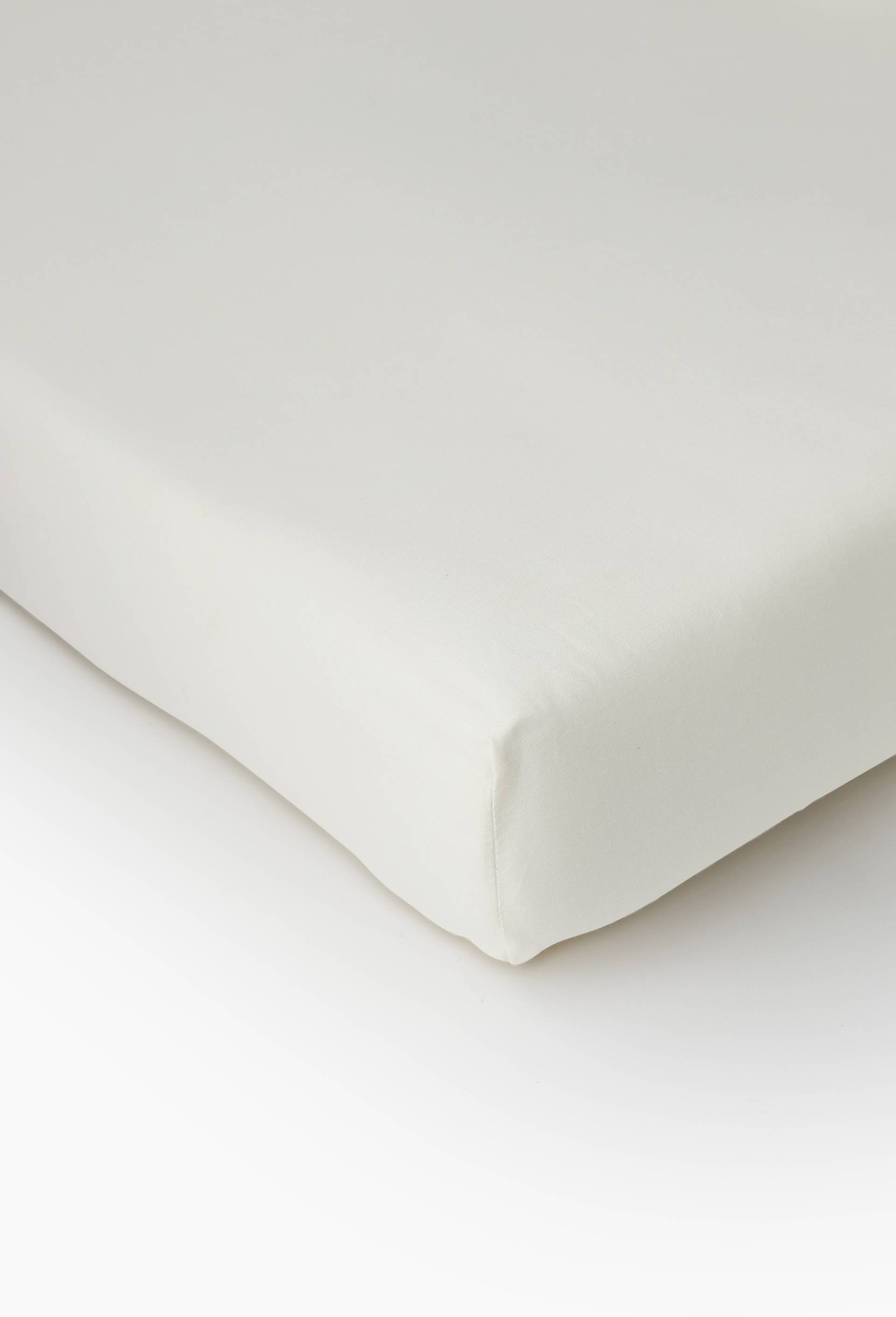 Drap housse, 100% coton bio GOTS, Blanc, large image number 0.0
