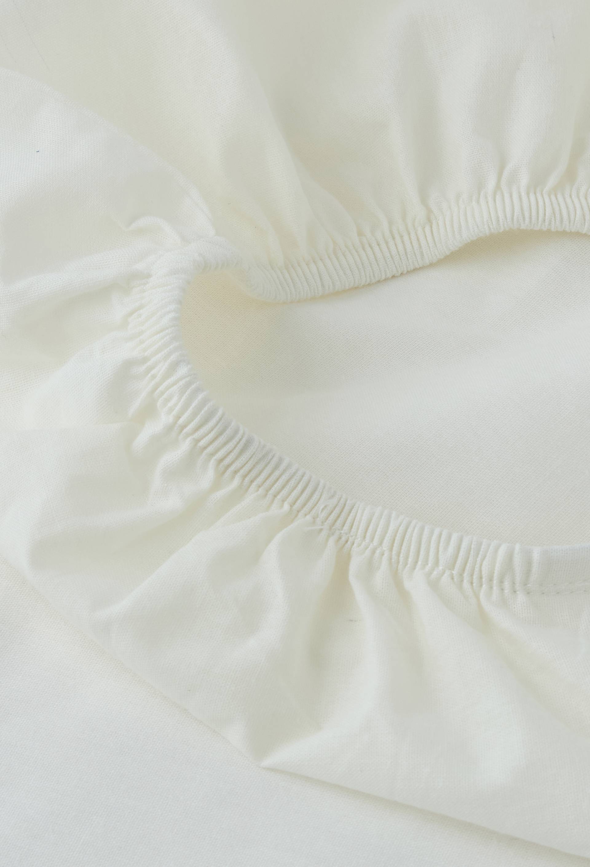 Drap housse, 100% coton bio GOTS, Blanc, large image number 1