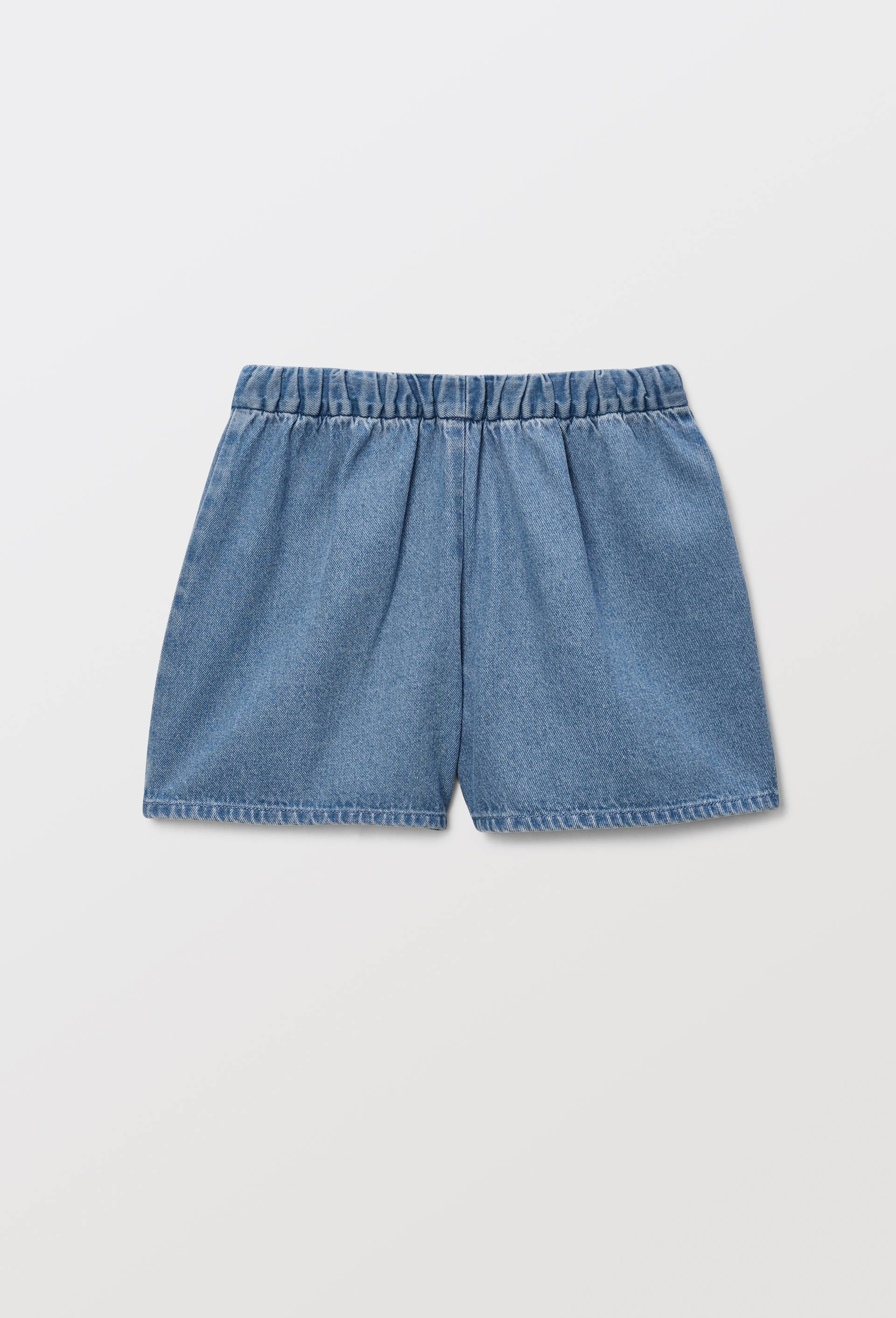 Jupe-short pliss&eacute;e, Bleu, large image number 1.0