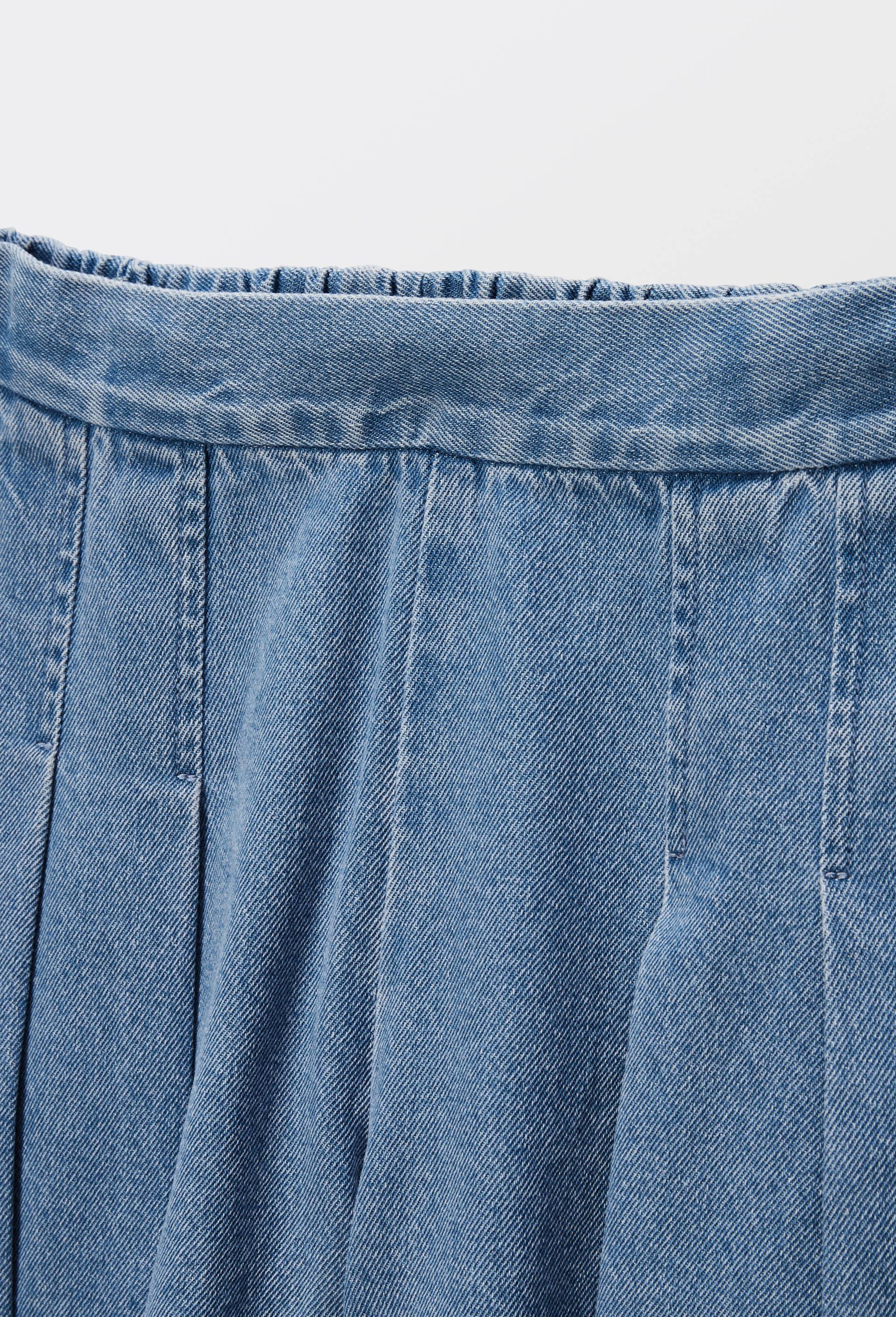 Jupe-short pliss&eacute;e, Bleu, large image number 2.0