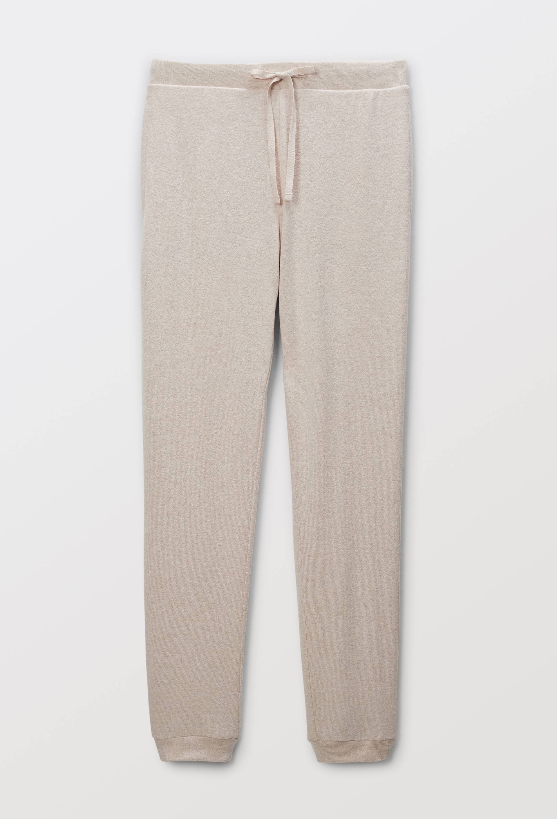 Pantalon droit uni tout doux, Beige, large image number 2.0