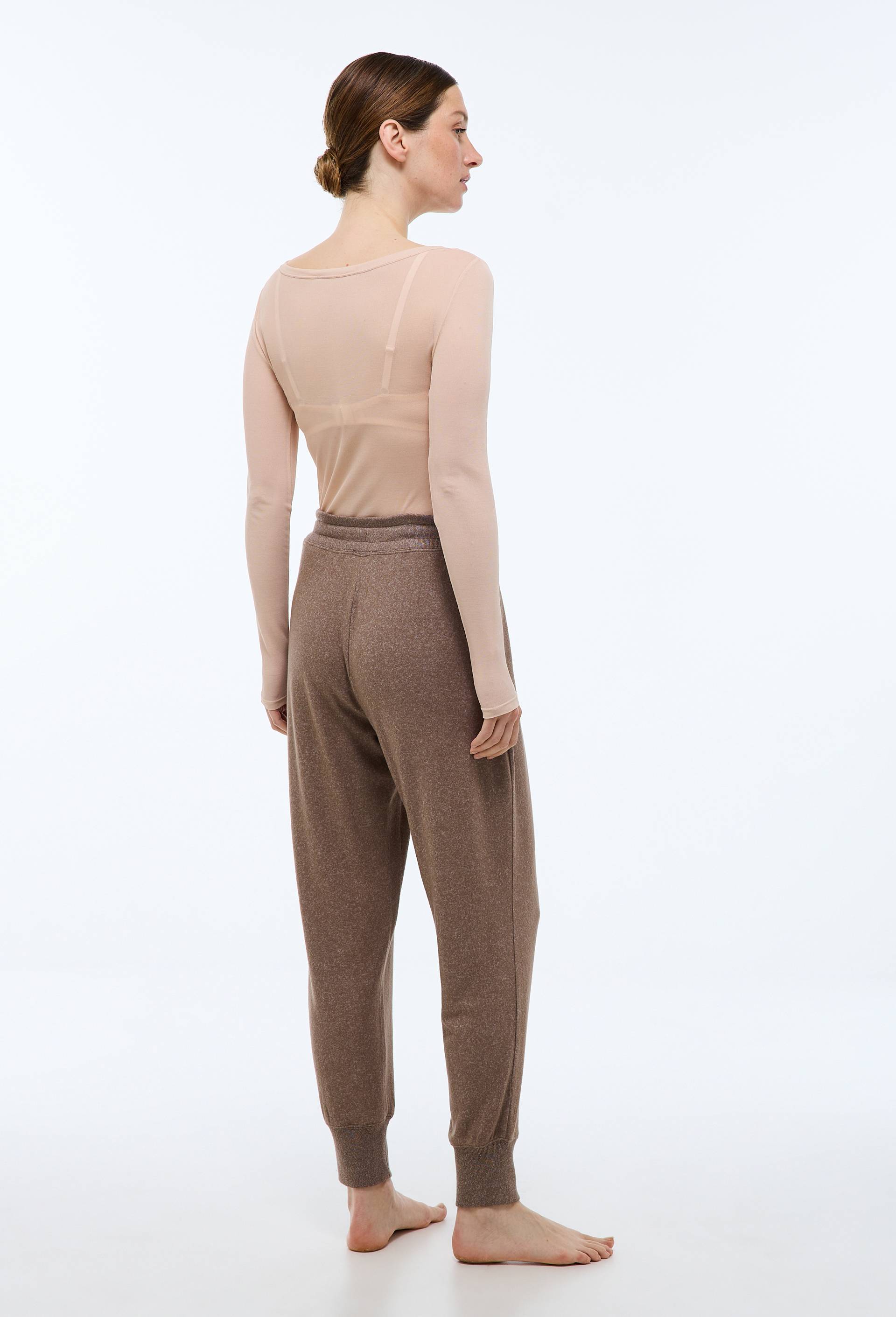 Pantalon jogging doux et l&eacute;ger, Beige, large image number 1