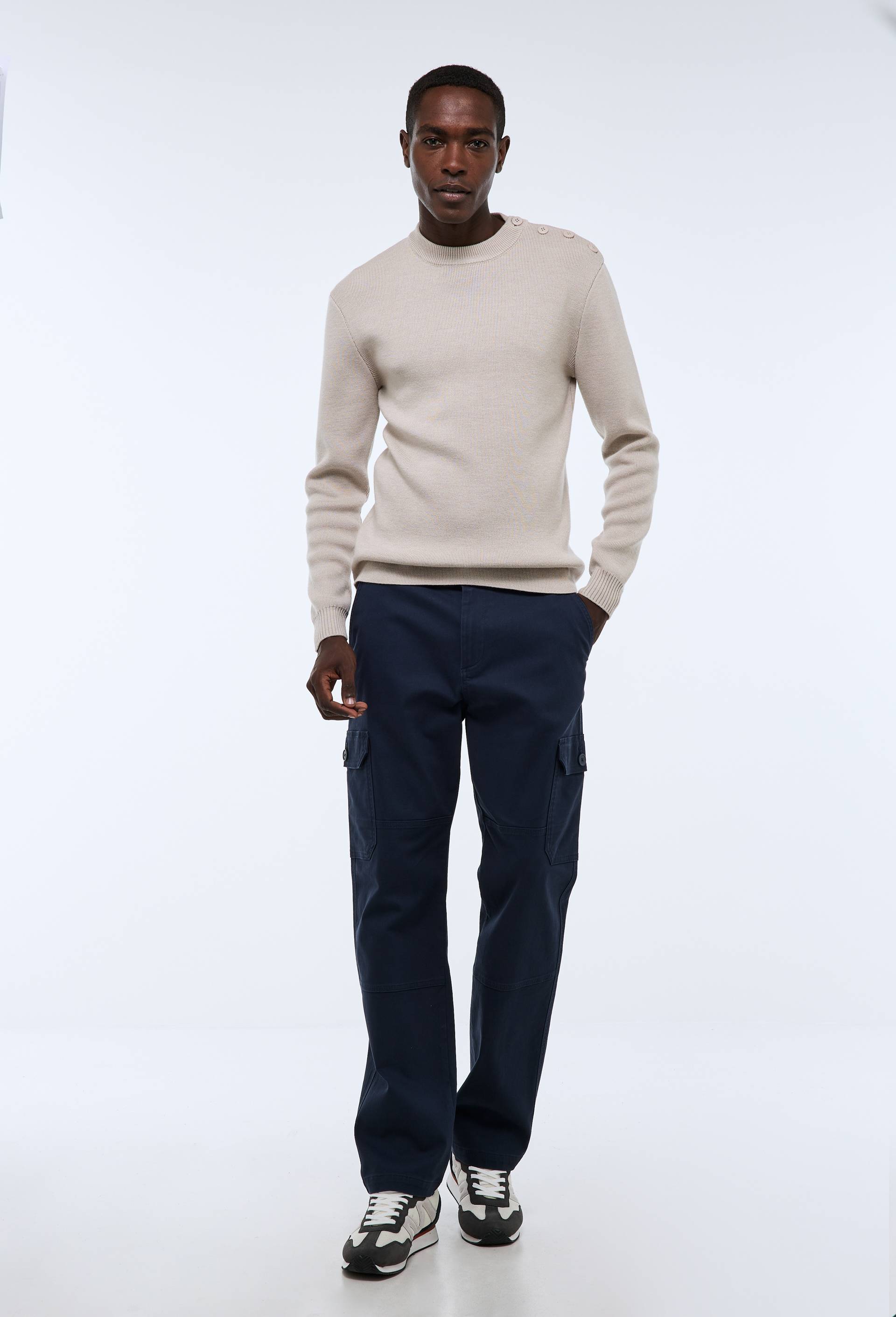 Pantalon cargo en coton BIO GOTS - MONOPRIX - Modalova
