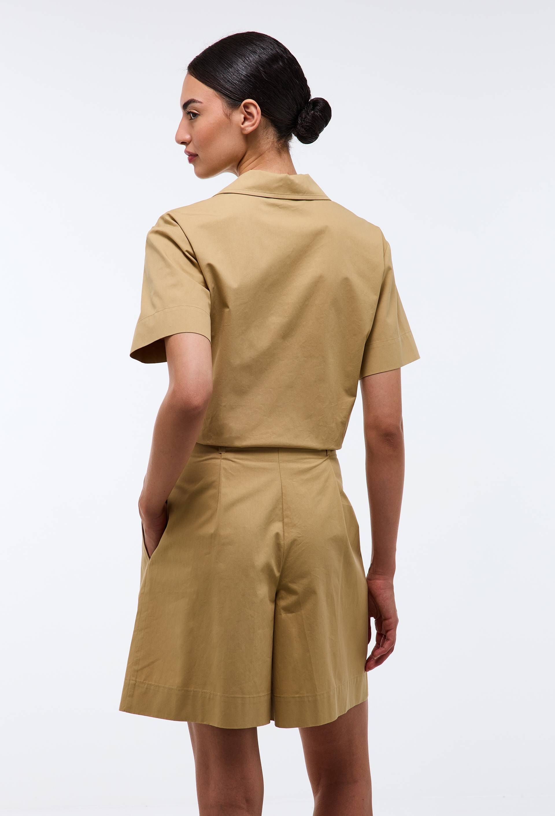 Short en coton, Beige, large image number 3