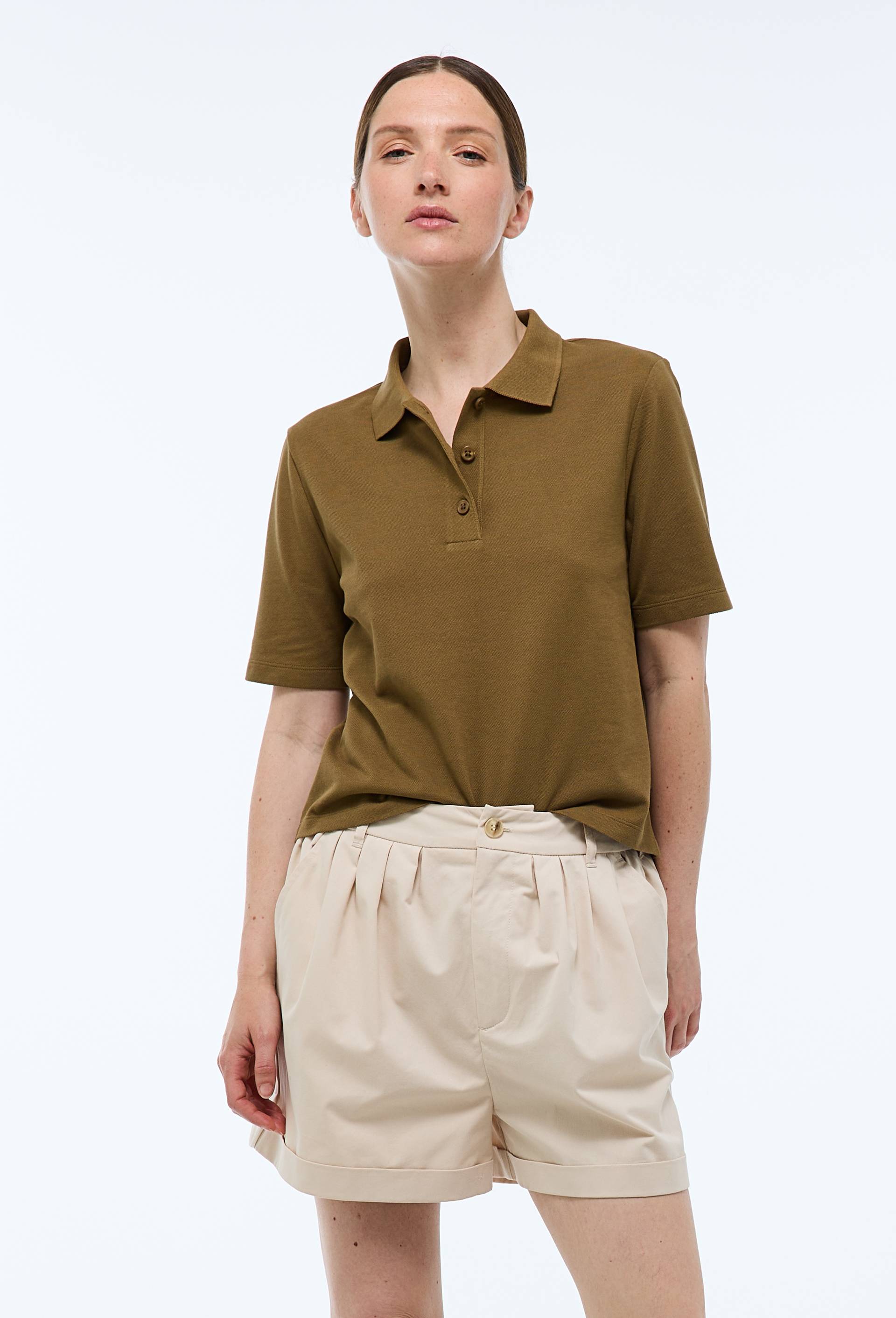 Short en coton, Ecru, large image number 2