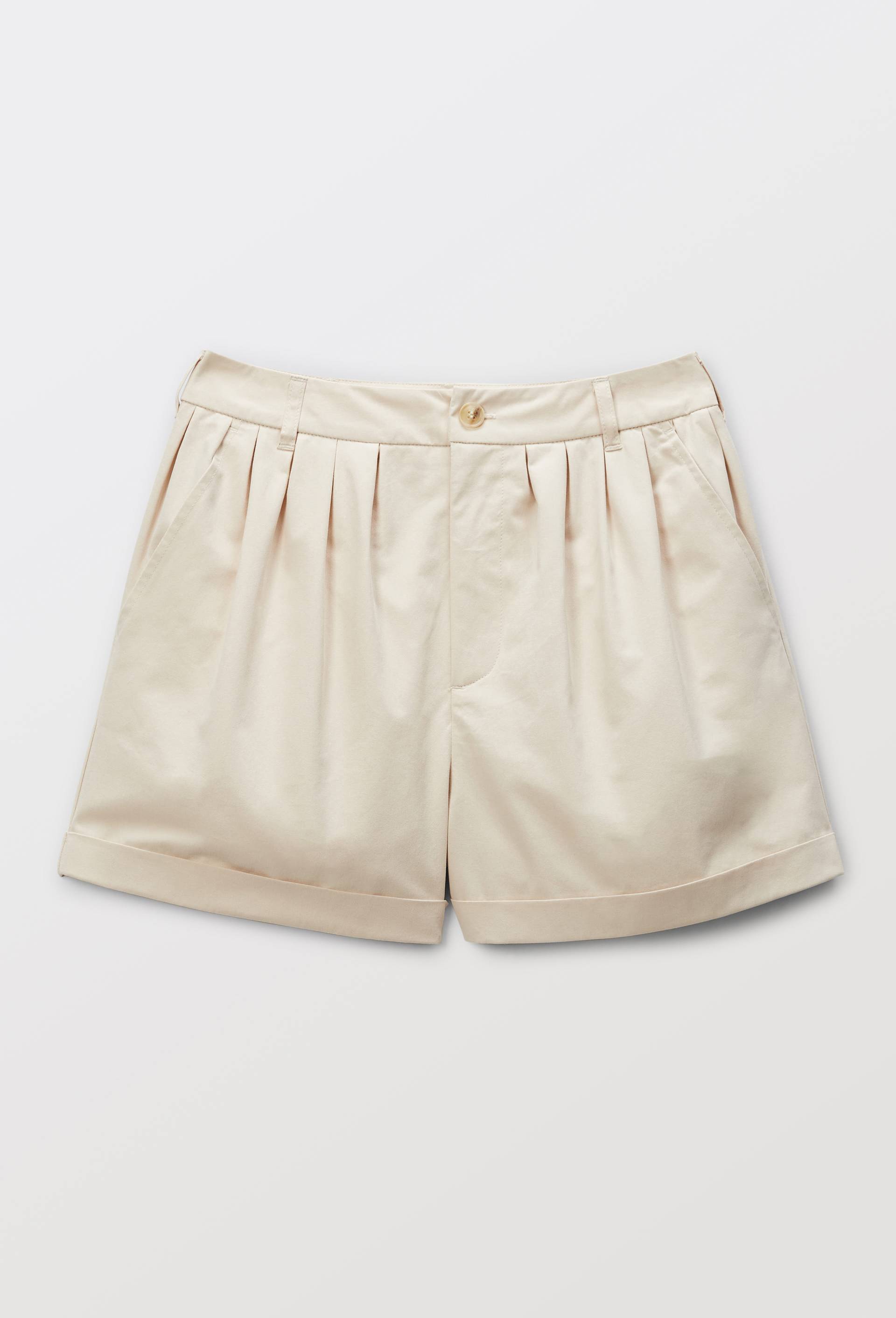 Short en coton, Ecru, large image number 4