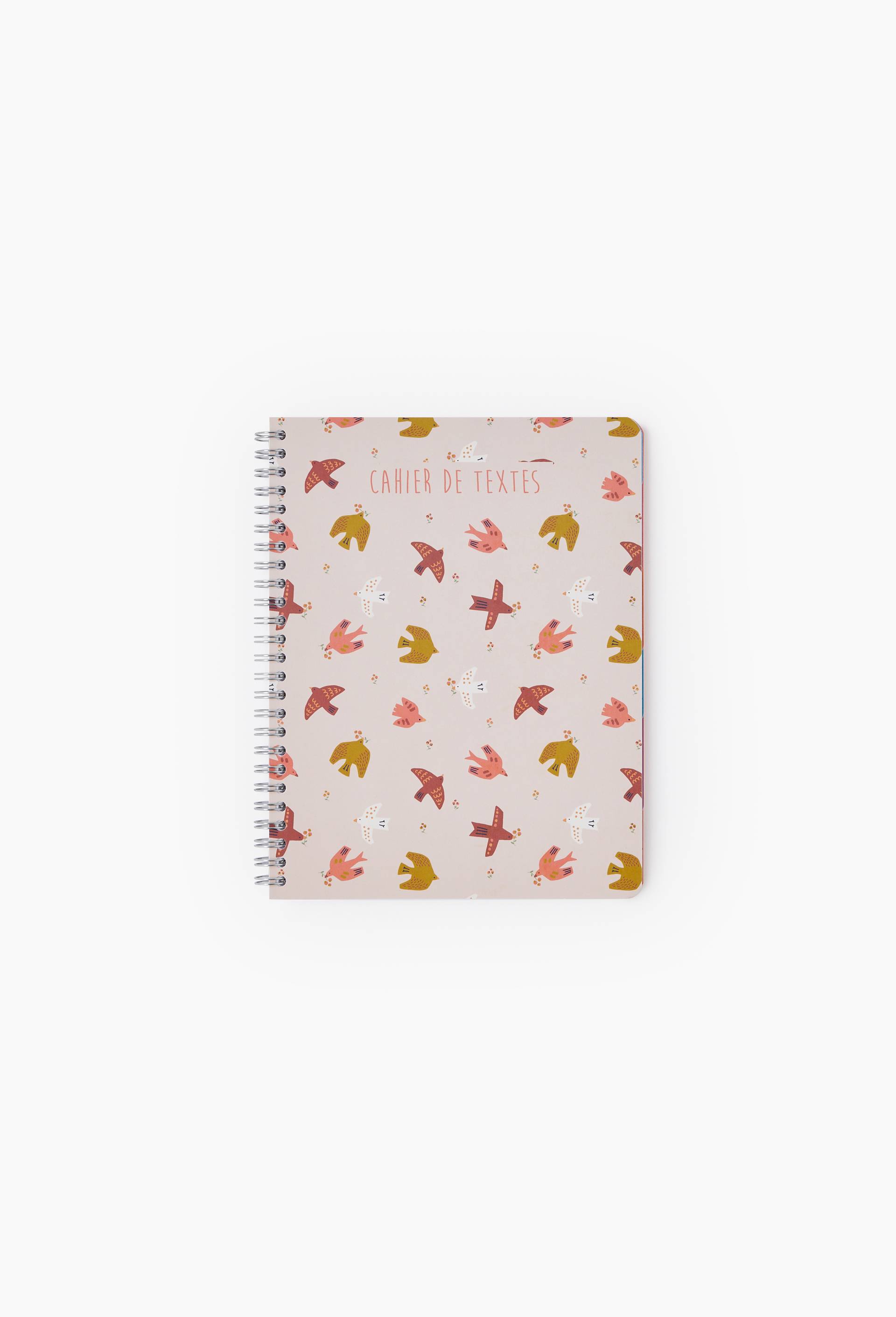 Cahier de texte Monoprix 22 x 29cm, Rose, large image number 0