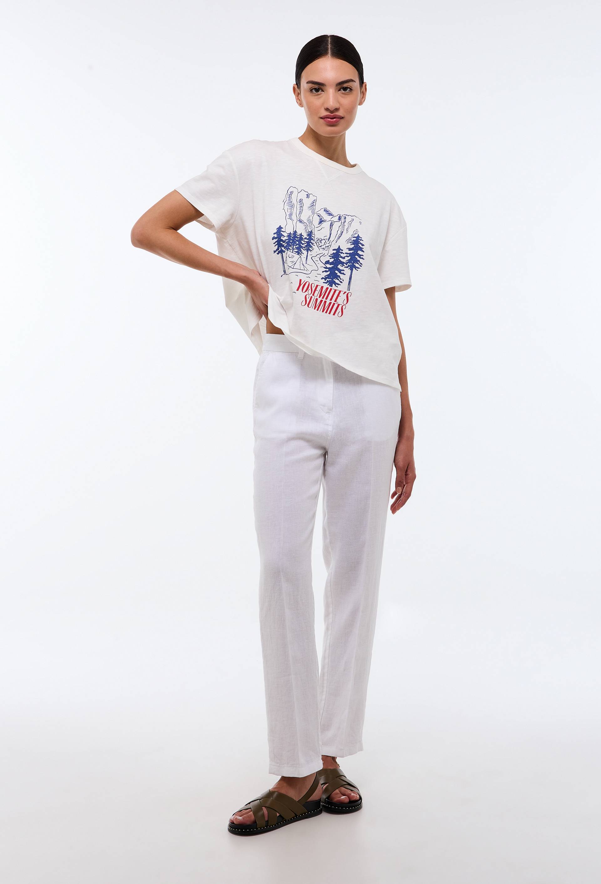 Pantalon à poches en coton - MONOPRIX - Modalova