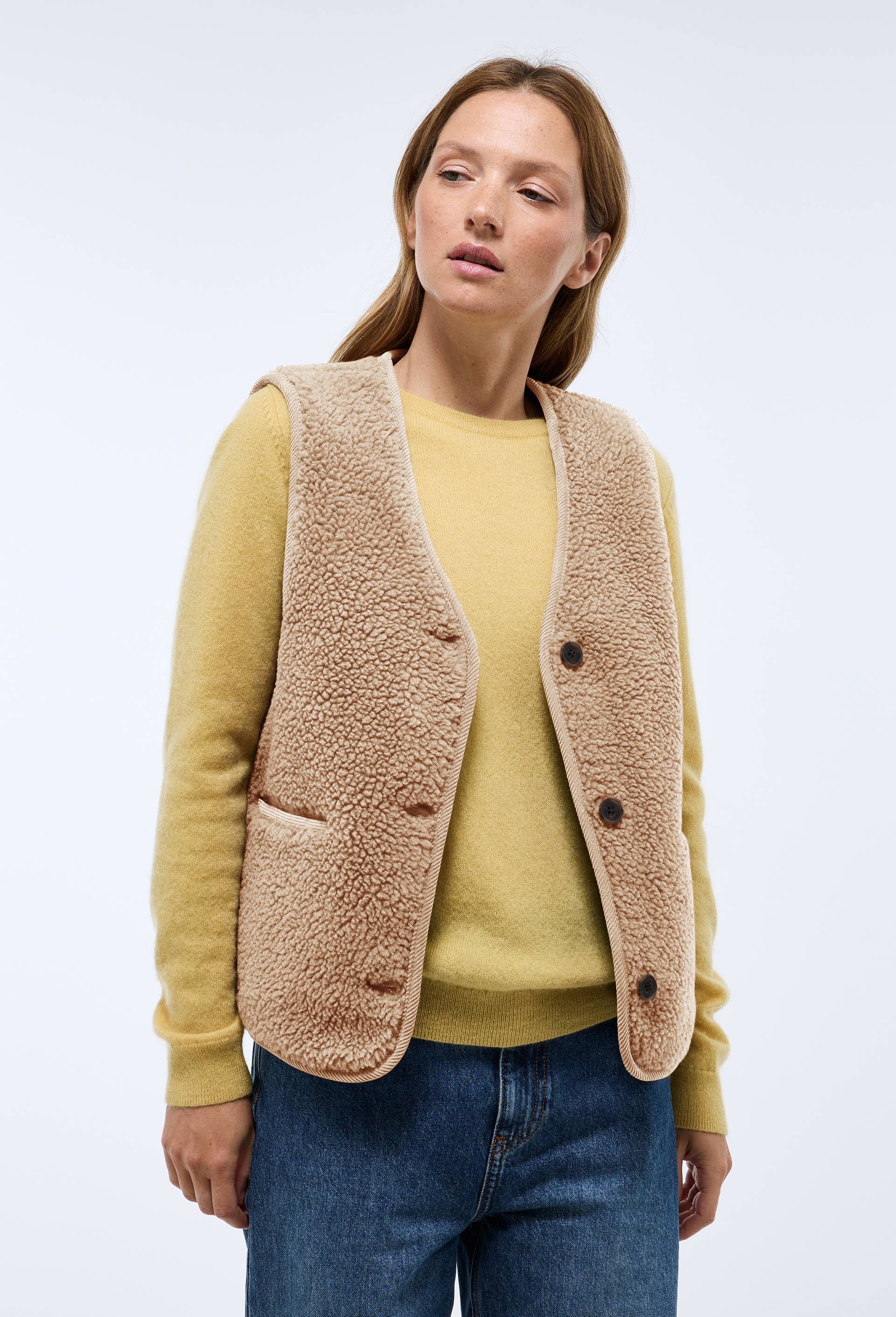 Veste matelassée réversible sans manches avec doublure imprimée - MONOPRIX - Modalova