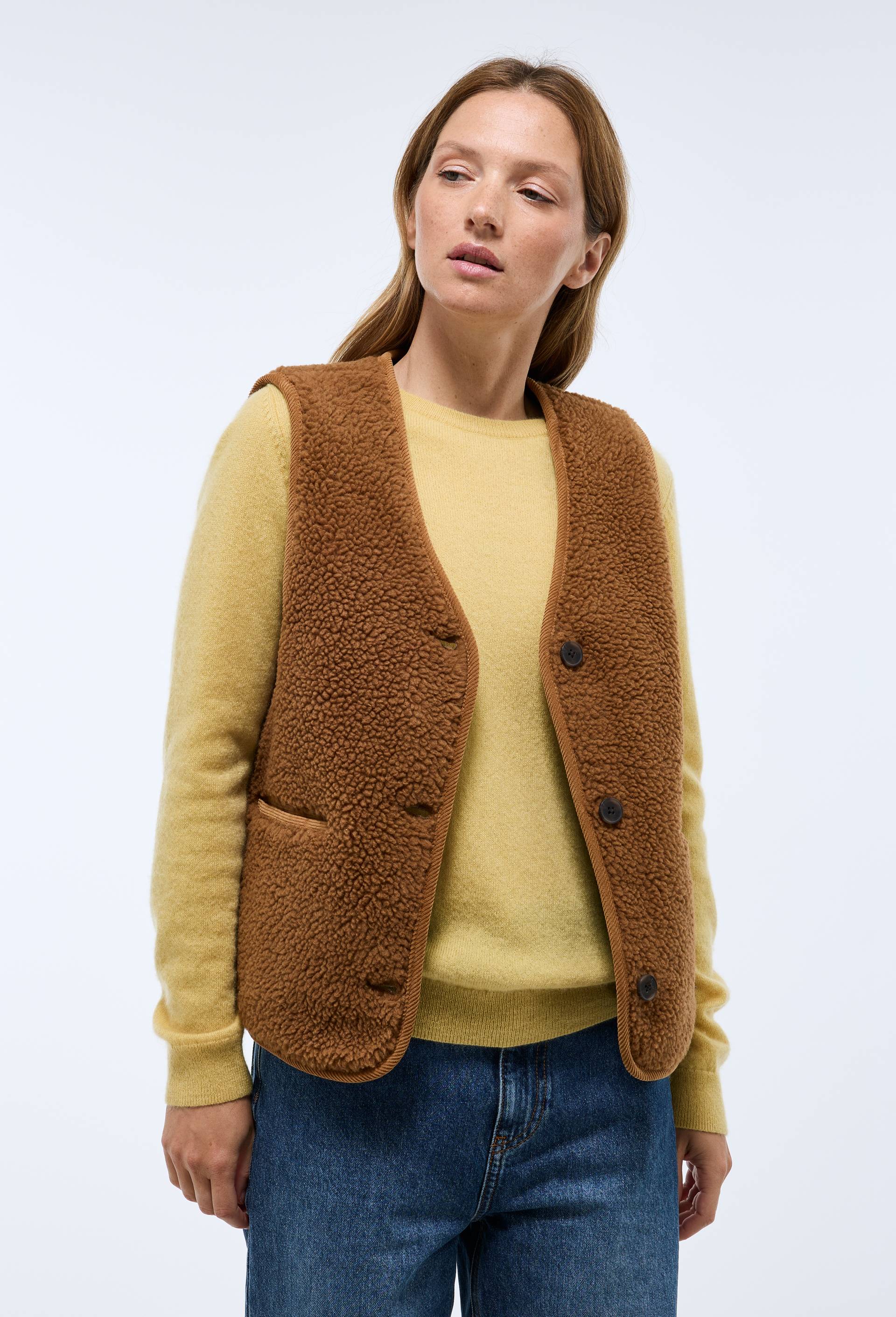 Veste matelassée réversible sans manches avec doublure imprimée - MONOPRIX - Modalova