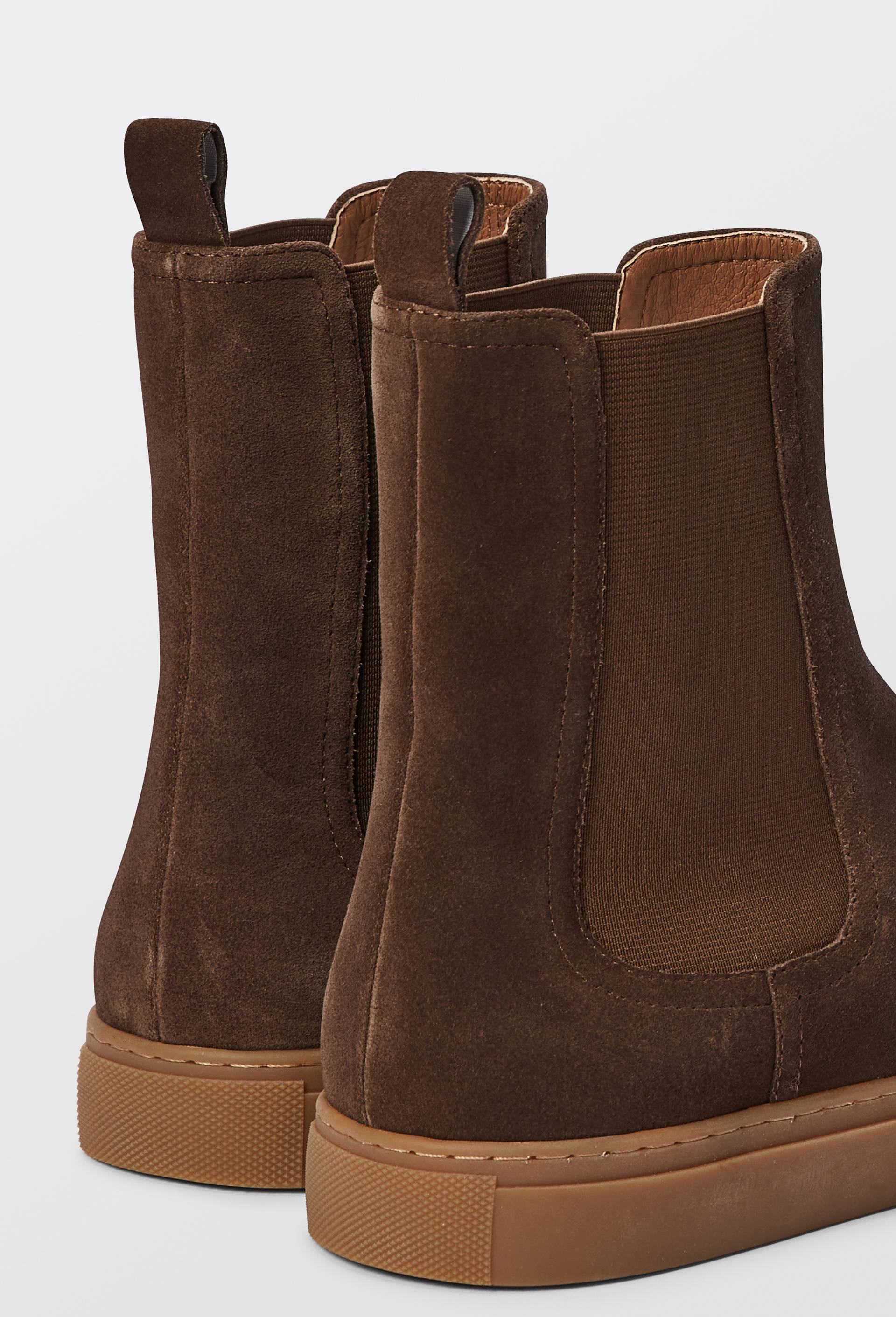 Bottines en cuir, Brun fonc&eacute;, large image number 2