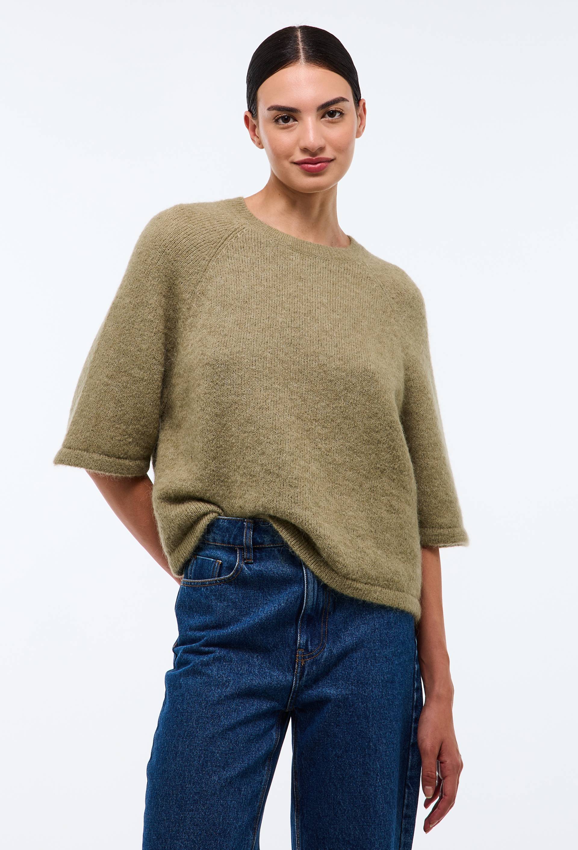 Pull manches coudes contenant de l'alpaga - MONOPRIX - Modalova