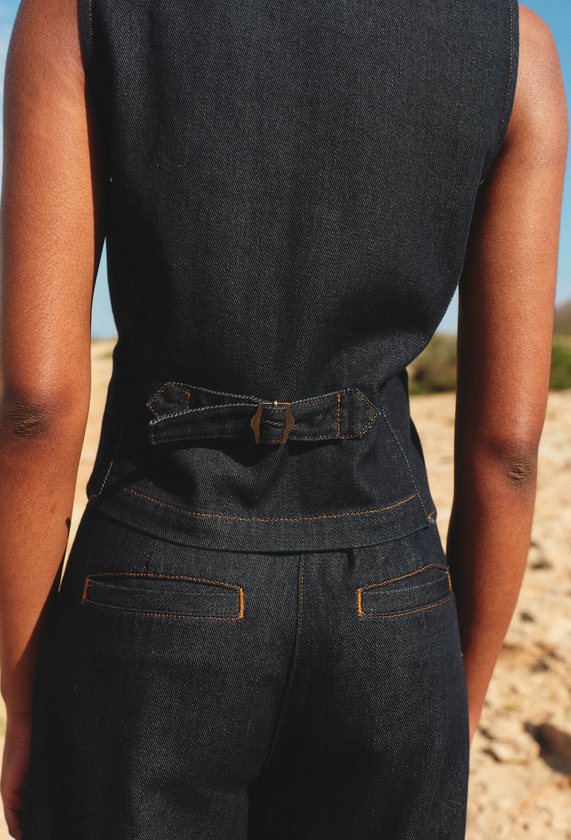 Veston en denim, Bleu foncé, large image number 1.0