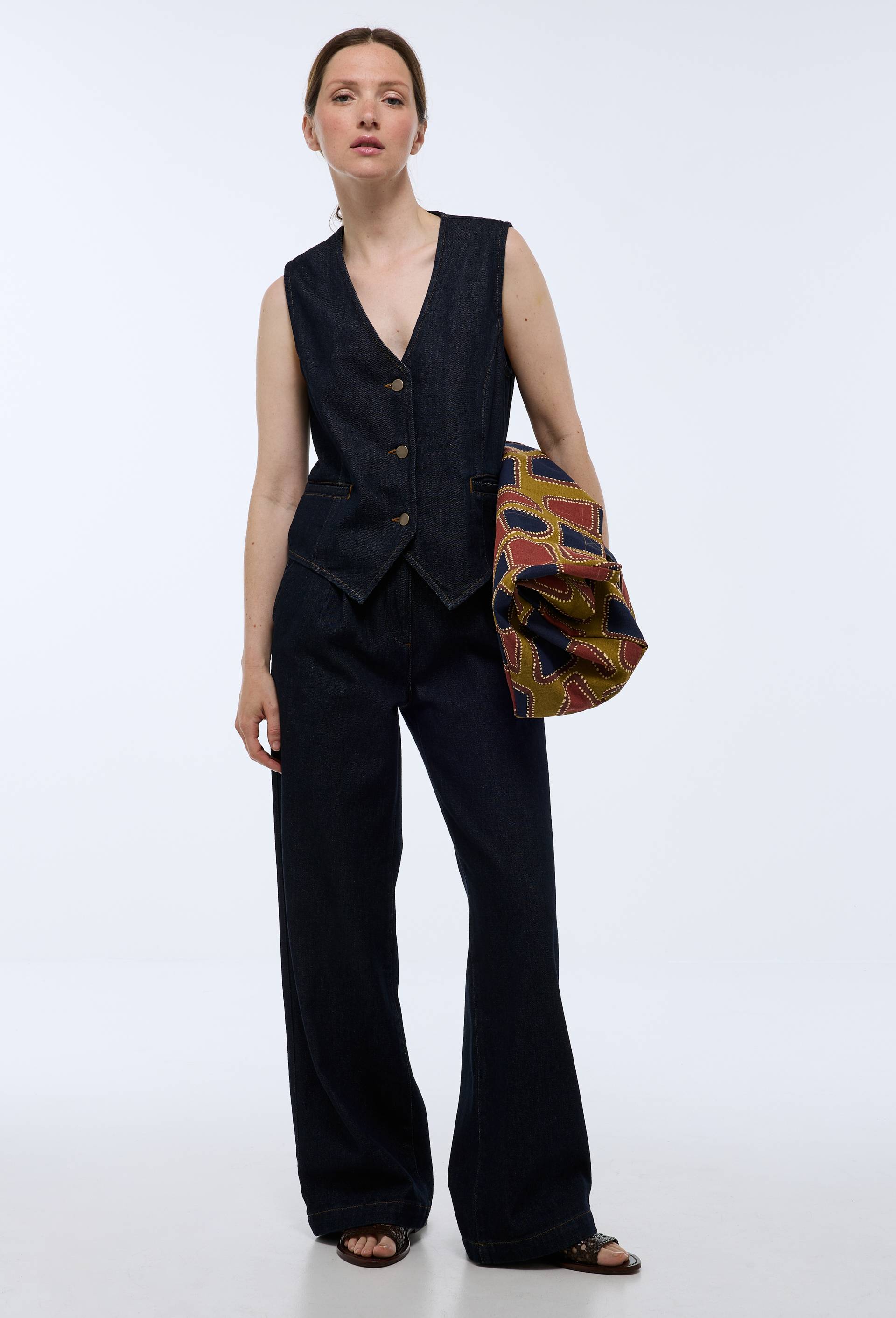 Veston en denim, Bleu fonc&eacute;, large image number 2