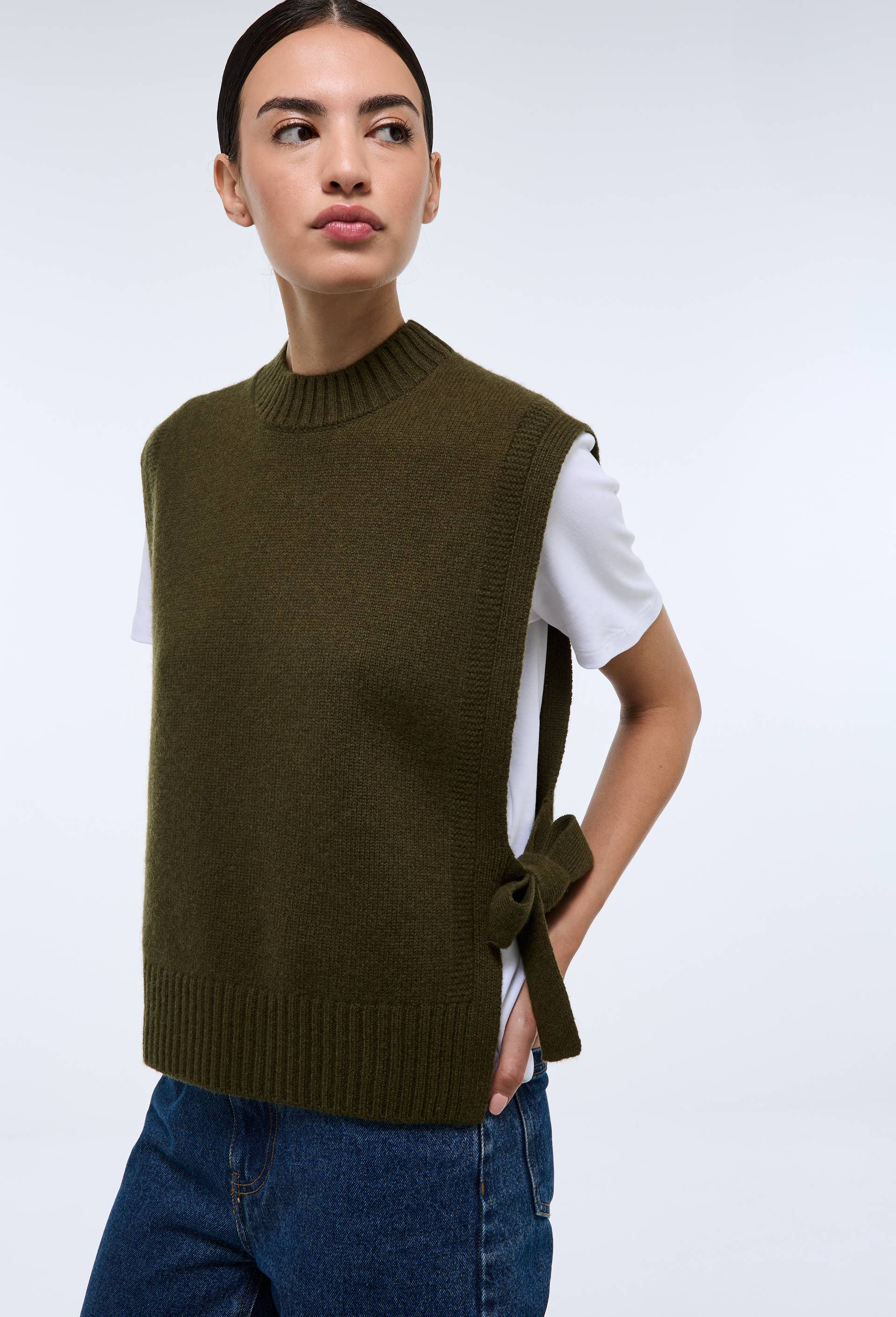 Pull sans manches à nouer - MONOPRIX PREMIUM - Modalova