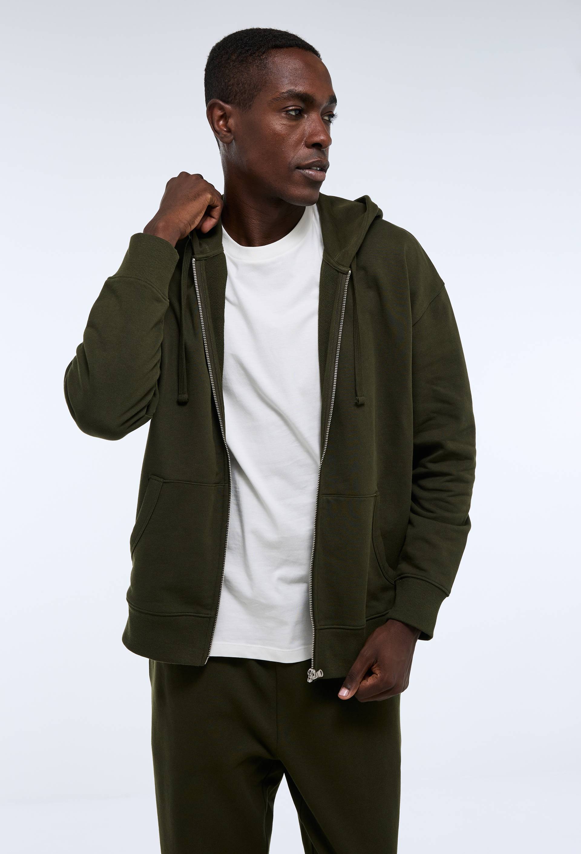 Sweat molleton à capuche zippé en coton BIO GOTS - MONOPRIX - Modalova