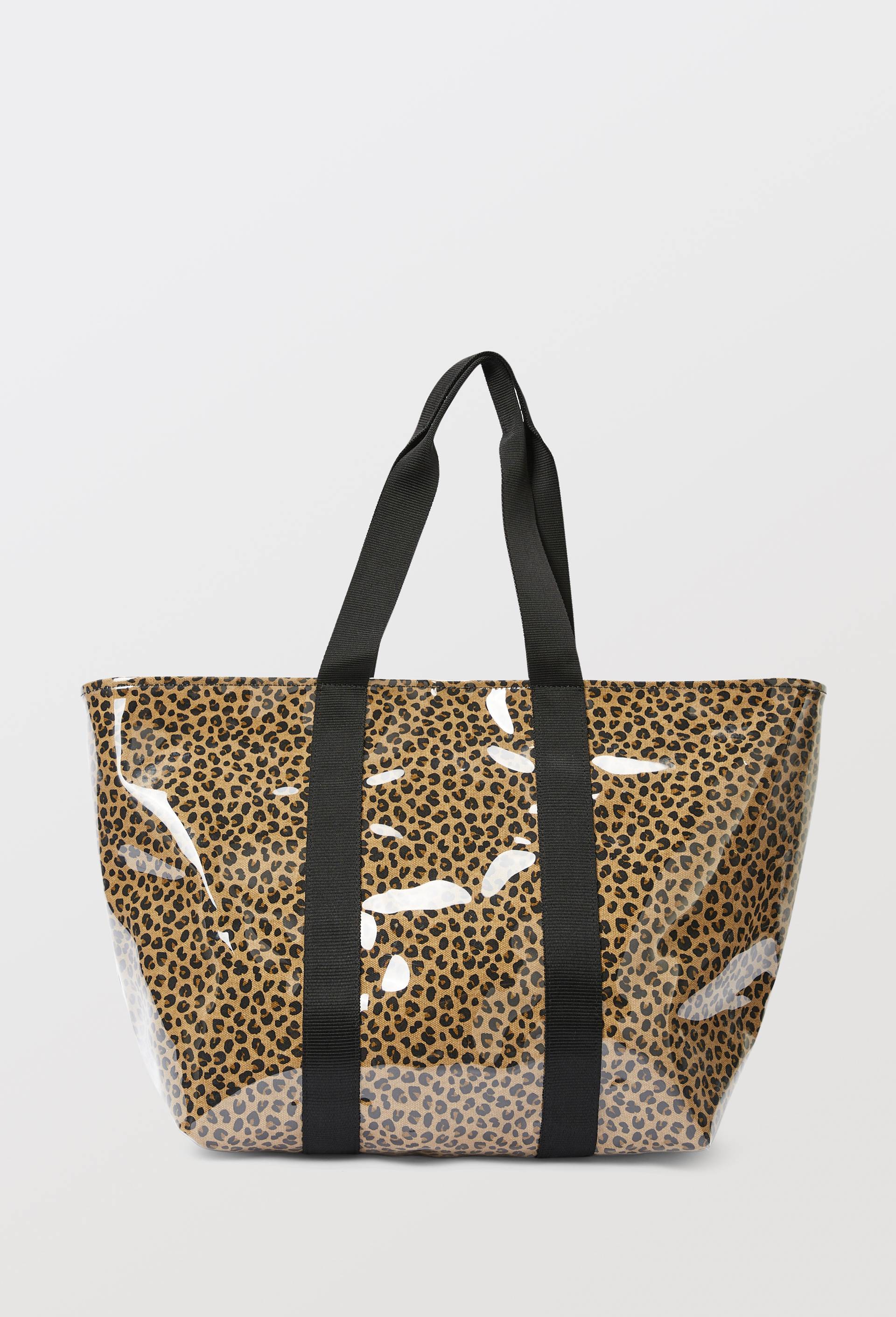 Cabas en PVC imprimé BRUN CLAIR pour femme MONOPRIX