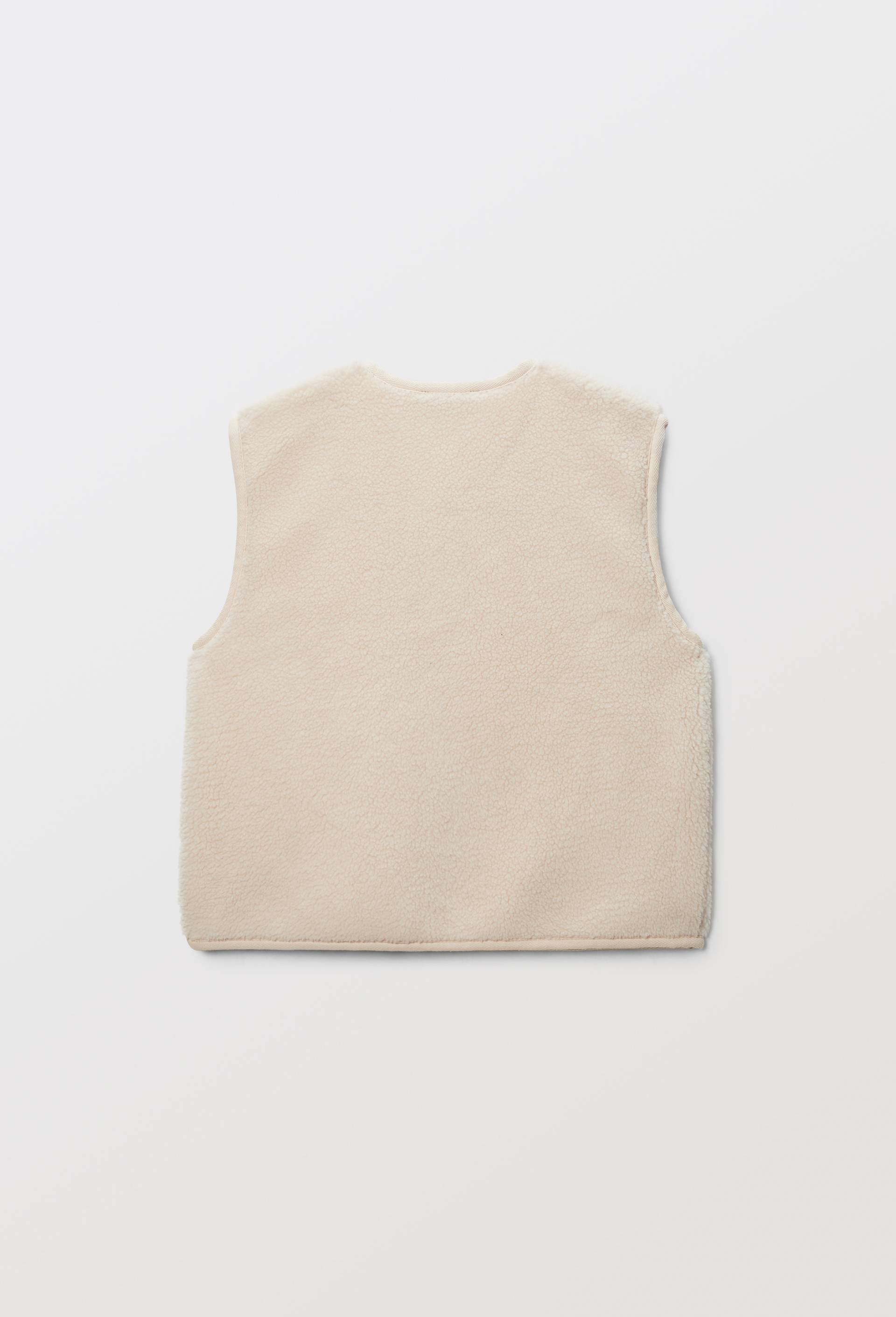 Gilet sans manches sherpa, Beige clair, large image number 1