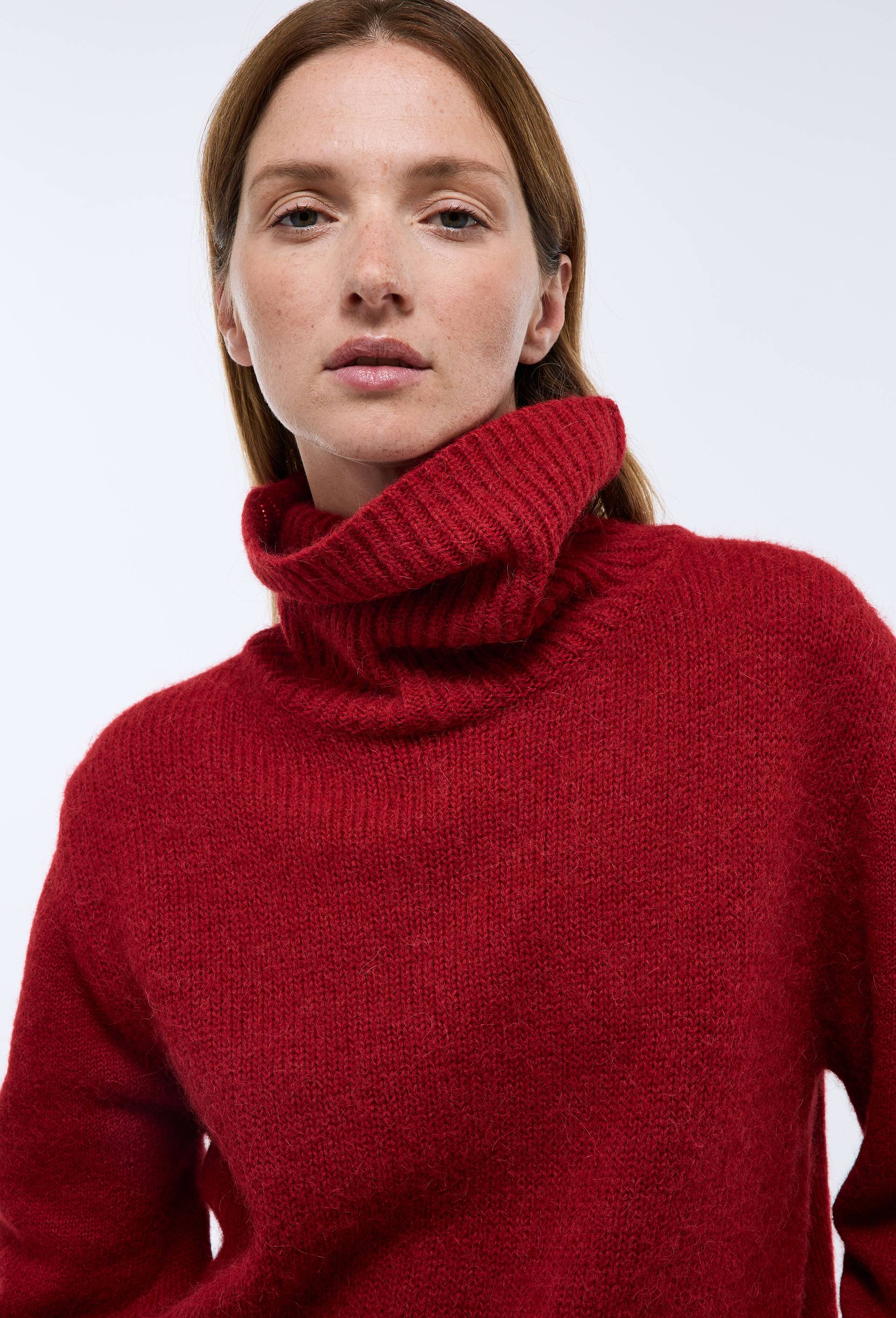 Pull col roulé uni contenant de l'alpaga - MONOPRIX PREMIUM - Modalova