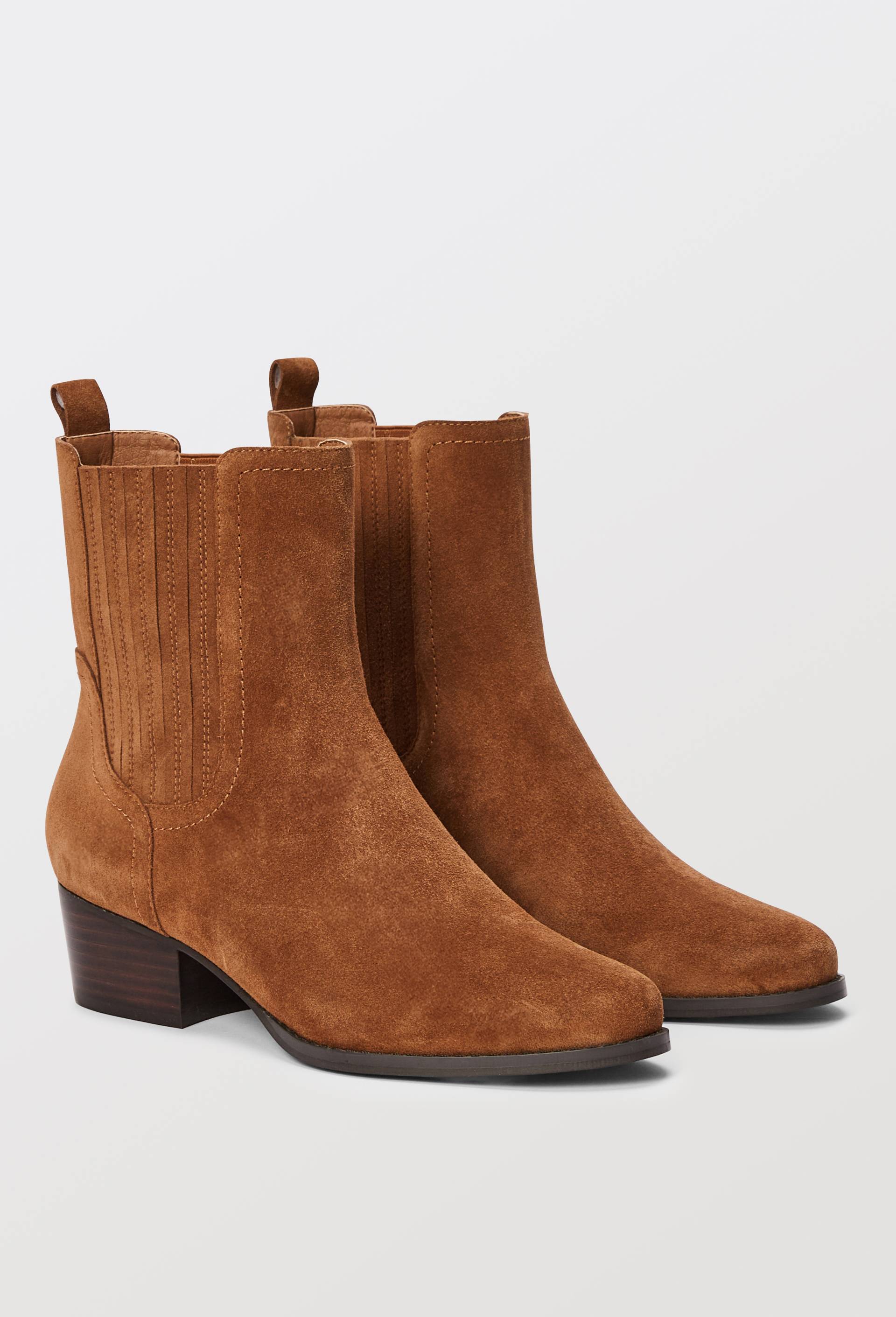 Bottines en cuir, Brun clair, large image number 1