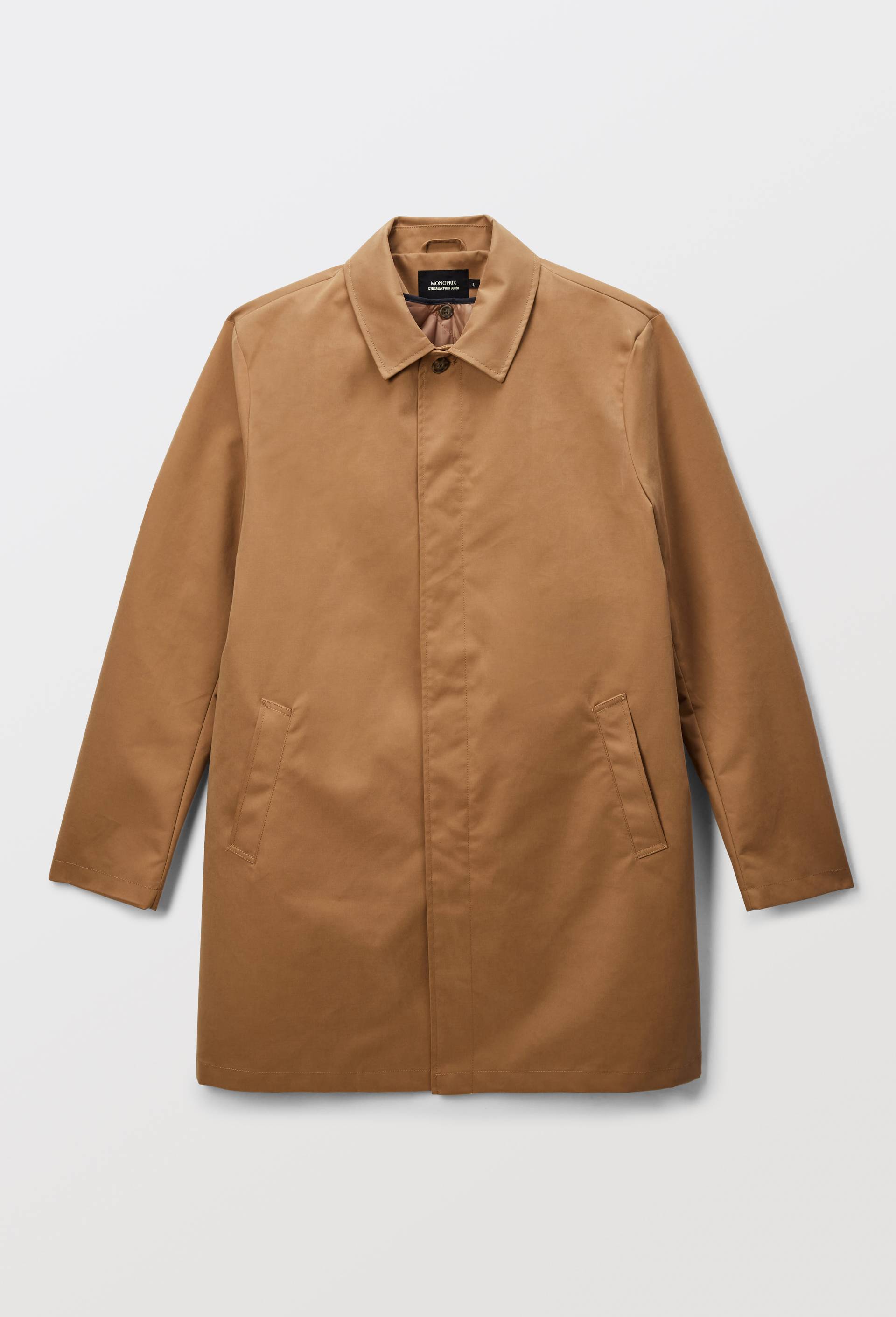 Trench contenant du coton, Beige, large image number 2.0