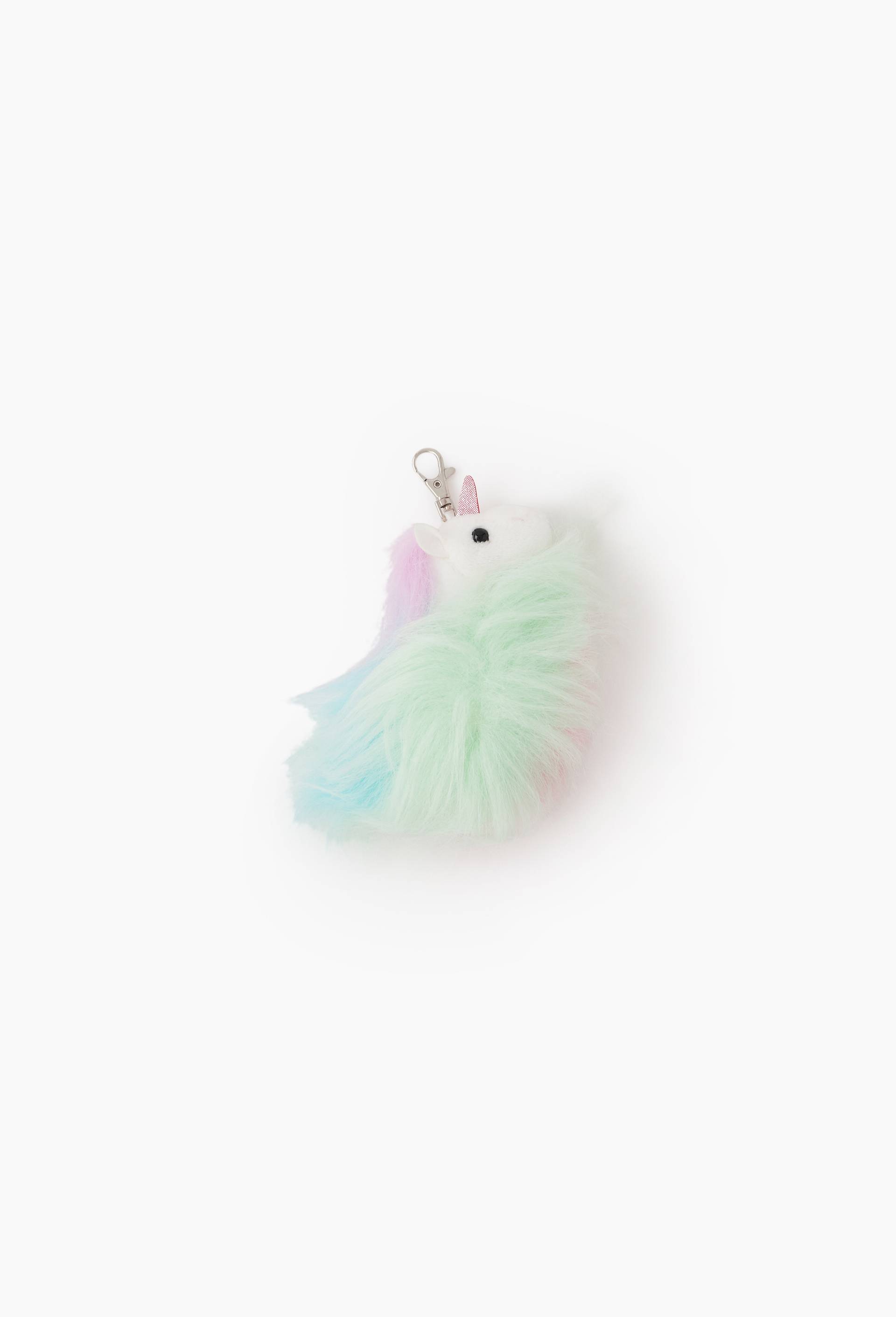 Sparkle Tales Fluffy porte cl&eacute;s licorne, Multicolore, large image number 0.0