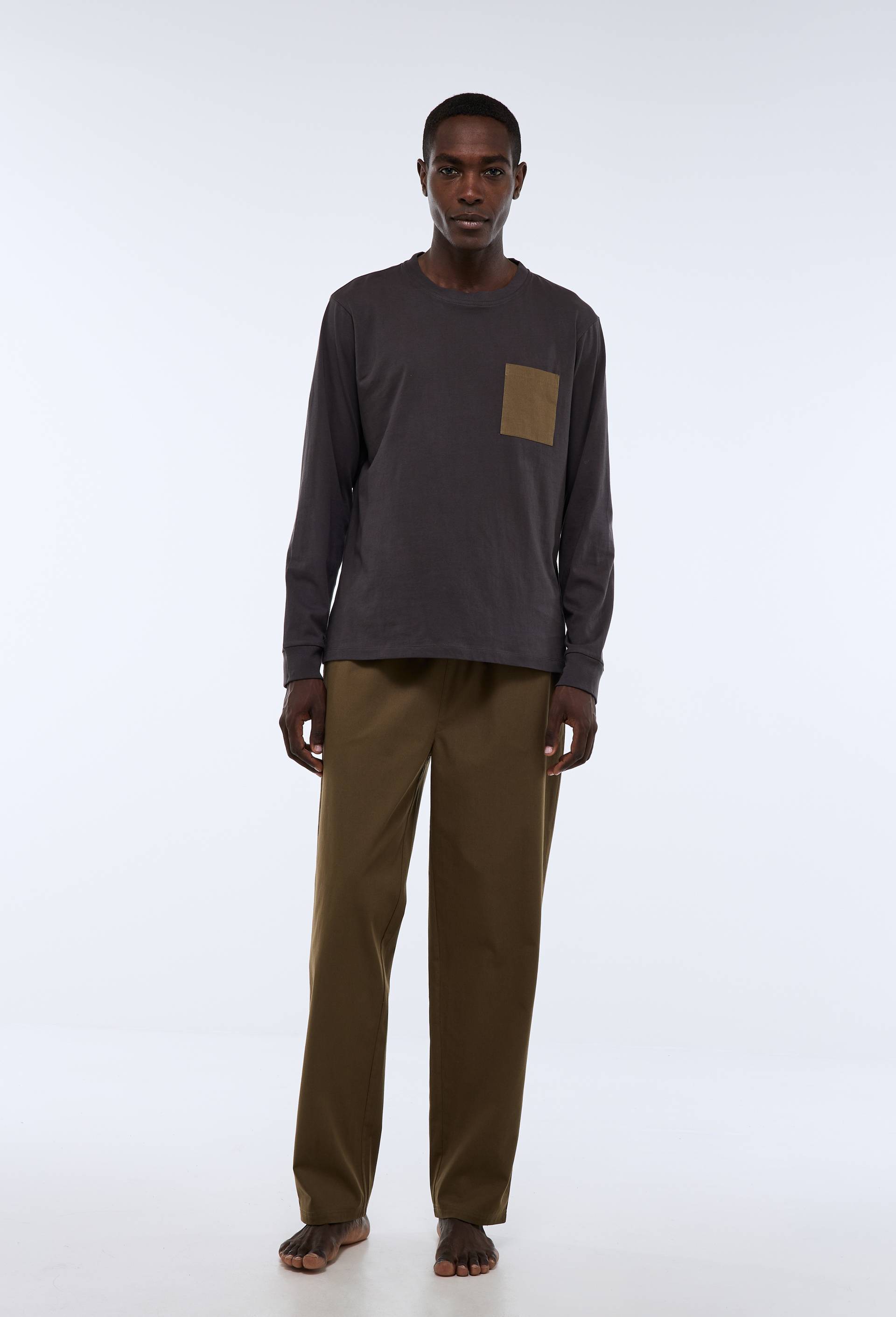 Pyjama long mixte en coton BIO GOTS - MONOPRIX - Modalova