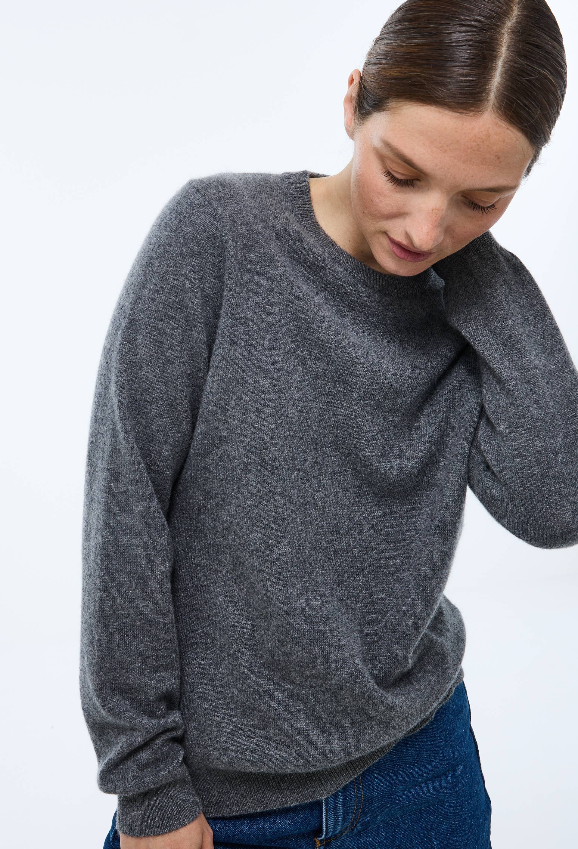 Pull col rond en cachemire - MONOPRIX PREMIUM - Modalova