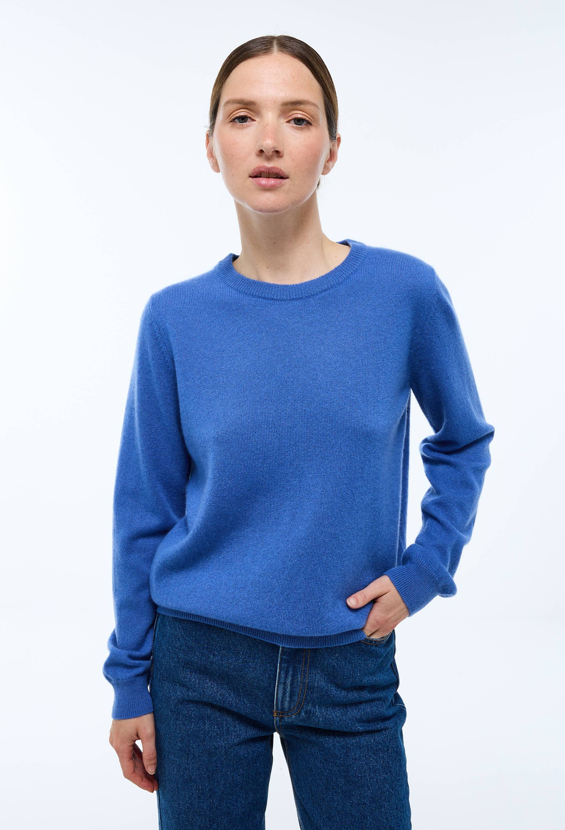 Pull col rond en cachemire - MONOPRIX PREMIUM - Modalova