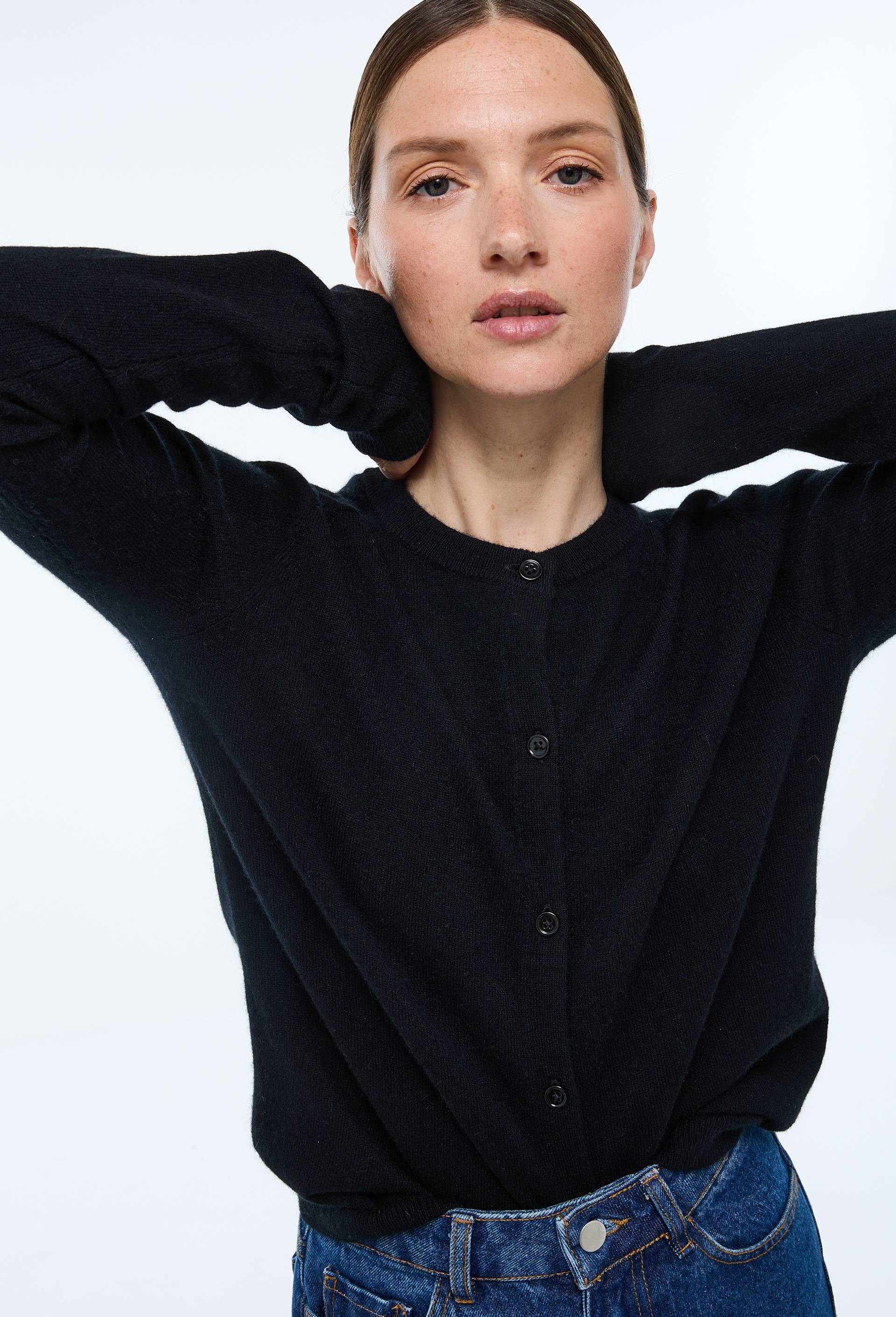 Cardigan col rond en cachemire - MONOPRIX PREMIUM - Modalova