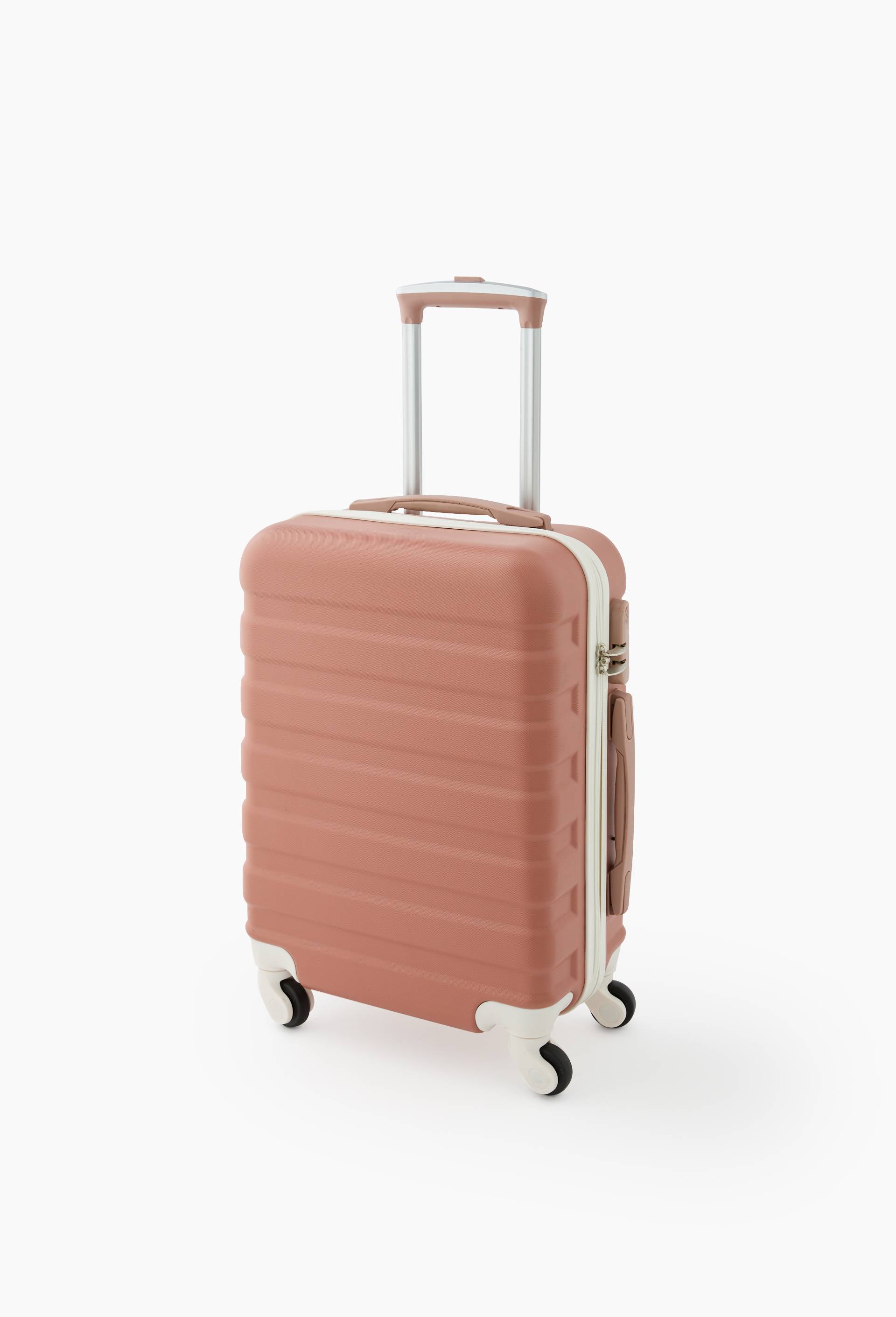 Valise cabine, 55cm, Rose, large image number 0